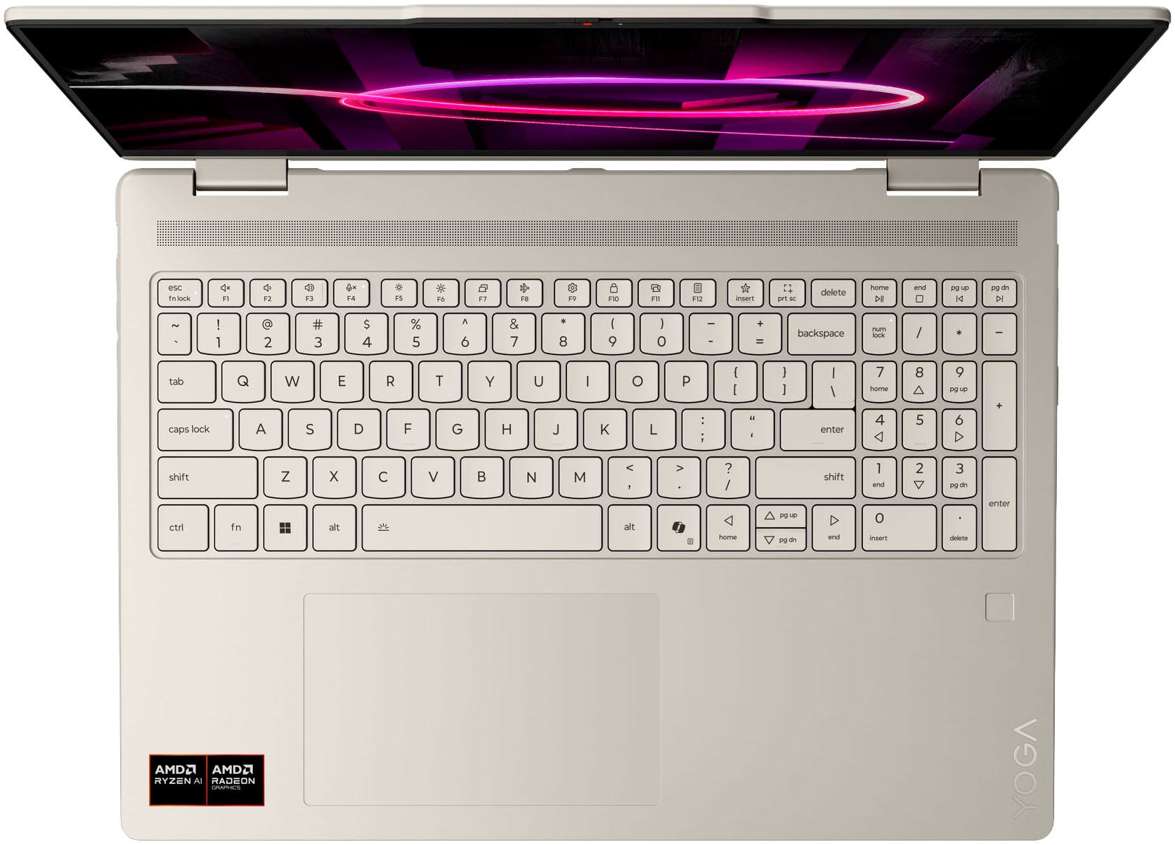 Lenovo Convertible Notebook »Yoga 7 2-in-1 16AGP11« 40,64 cm / 16 ″ AMD Ryzen™ AI 7 Radeon 840M 1.000 GB SSD