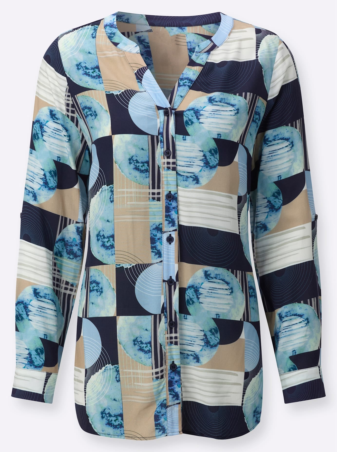 creation L Langarmbluse