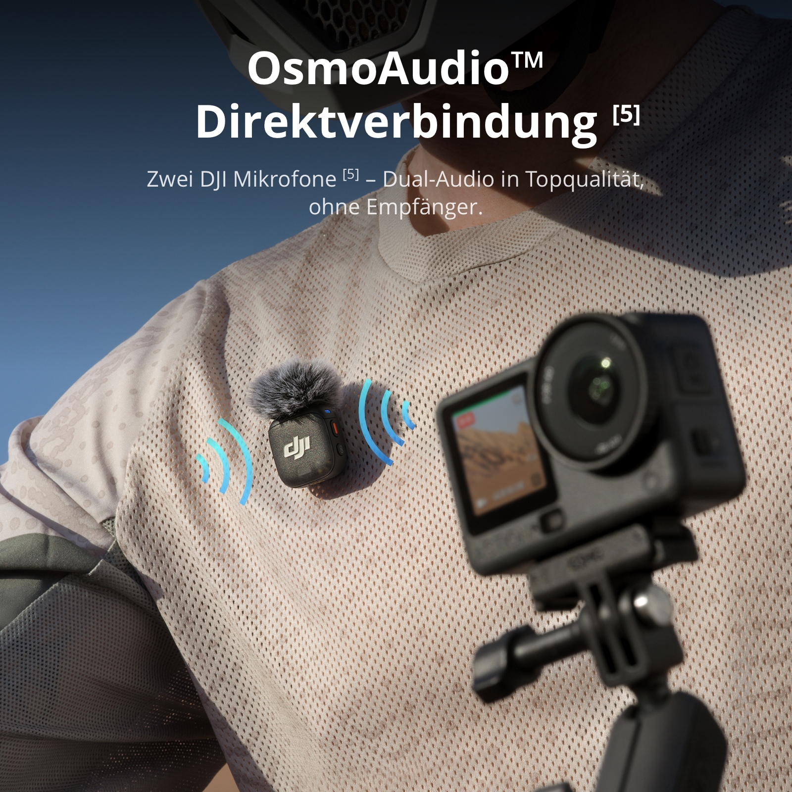 DJI Action Cam »Osmo Action 6 Adventure Combo« 8K Bluetooth