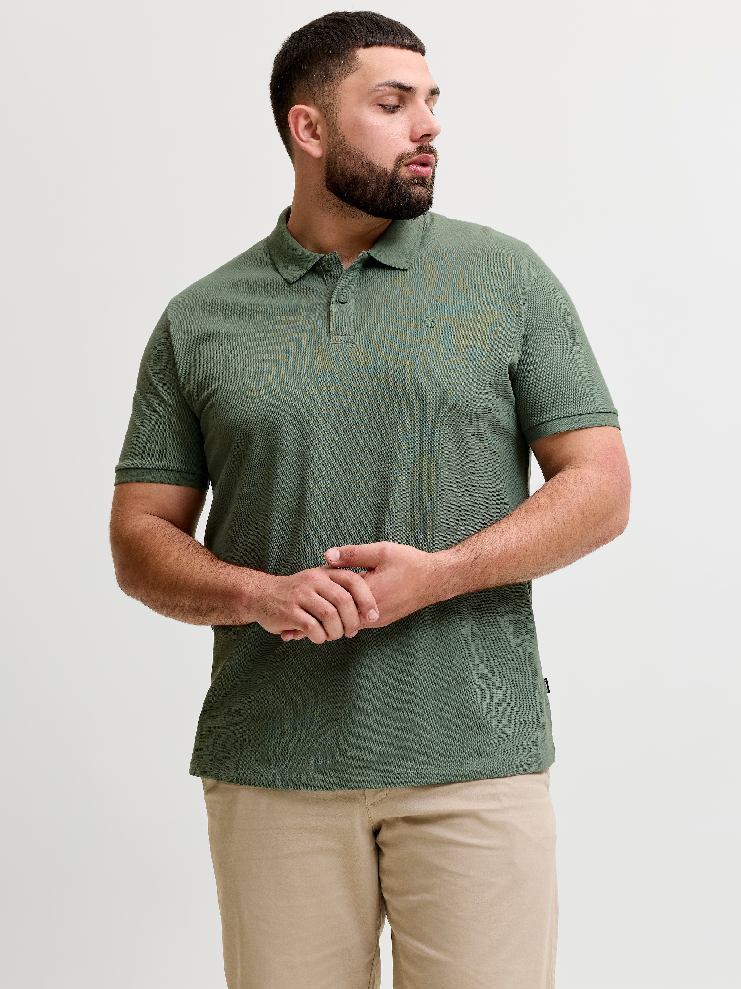 Jack & Jones PlusSize Poloshirt »JPRBLAWESTON SS POLO PLS« mit Stickerei