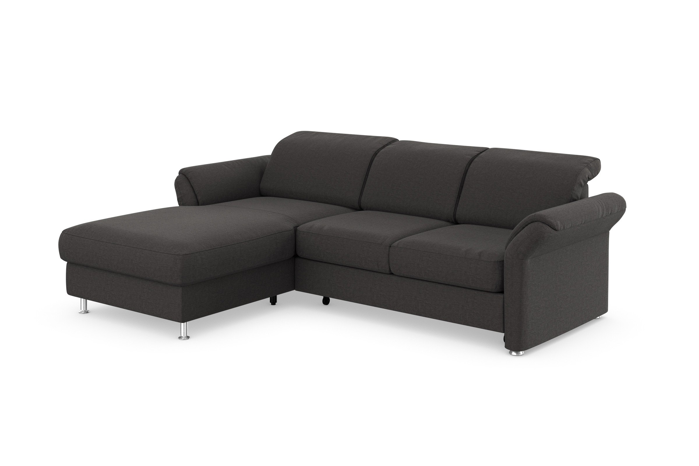 sit&more Ecksofa »Apulia L-Form« wahlweise Bettfunktion, Bettkasten und Kopf- und Armteilverstellung
