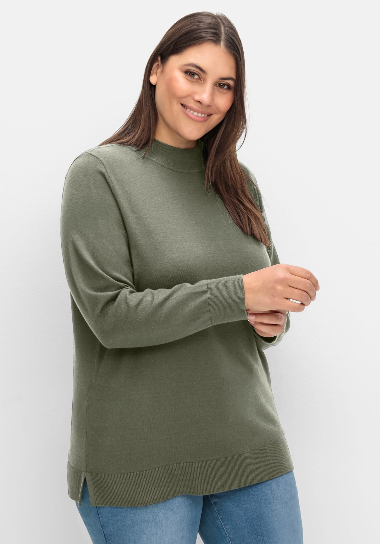 Sheego Strickpullover »Strickpullover«