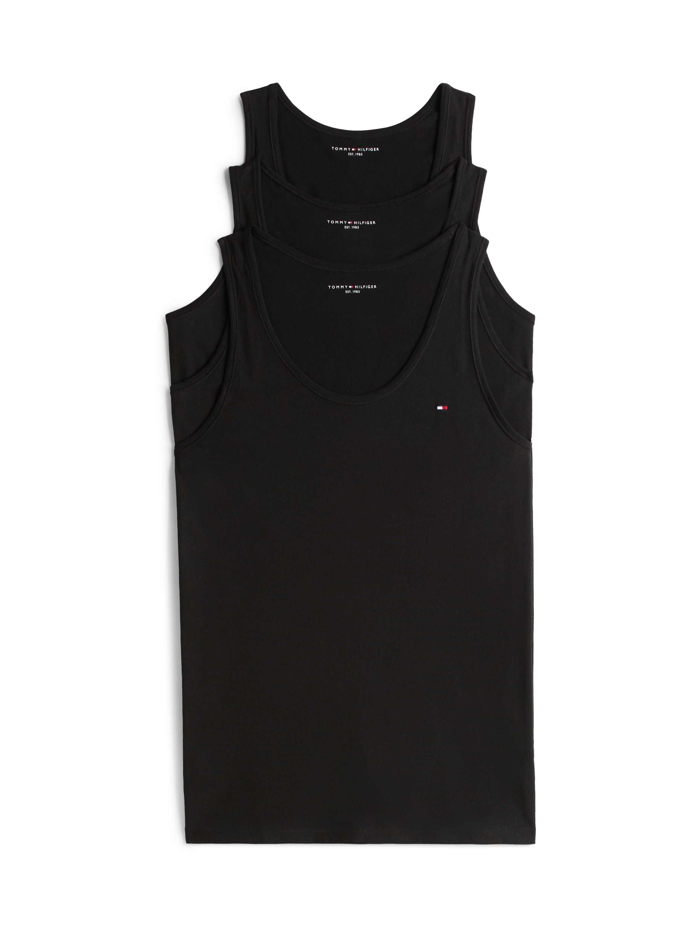 Tommy Hilfiger Underwear Tanktop »3P TANK TOP«, (Packung, 3 tlg., 3er), mit Logo-Stickerei