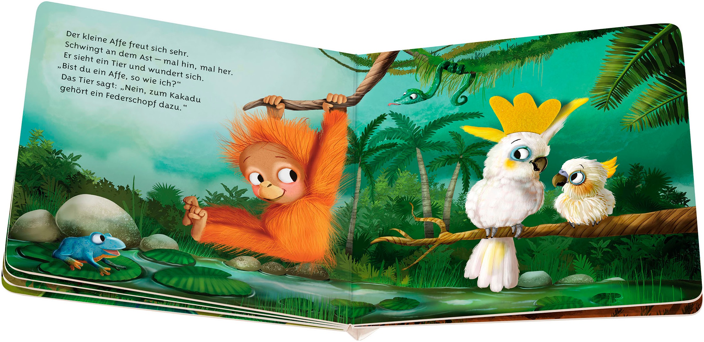 Ravensburger Buch »Pappbilderbuch, Mein erstes Vorlese-Fühlbuch: Bist du ein Affe?«