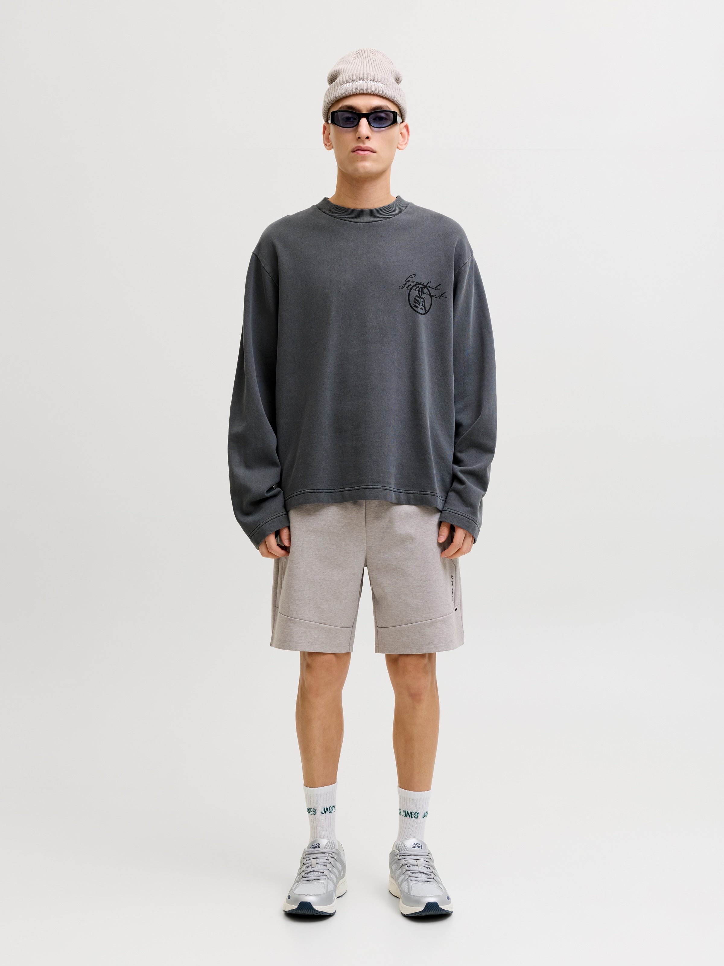 Jack & Jones Sweatshorts »JPSTGORDON BASE SWEAT SHORTS SRT SN«  Materialmix mit Stretch, regular fit