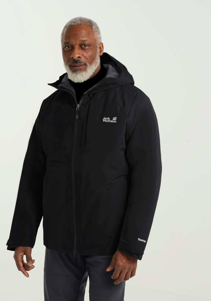 Jack Wolfskin Daunenjacke »ICECAPE 2L DOWN INS JKT M RDS« mit Kapuze Daunenjacke, warm, wind- und wasserdicht