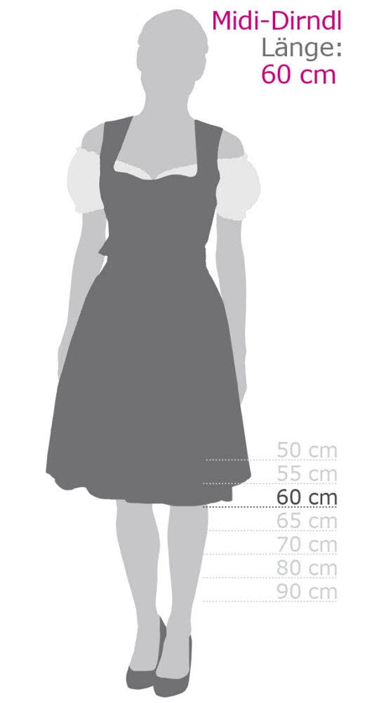 Nübler Trachtenkleid »Dirndl midi Marlies«