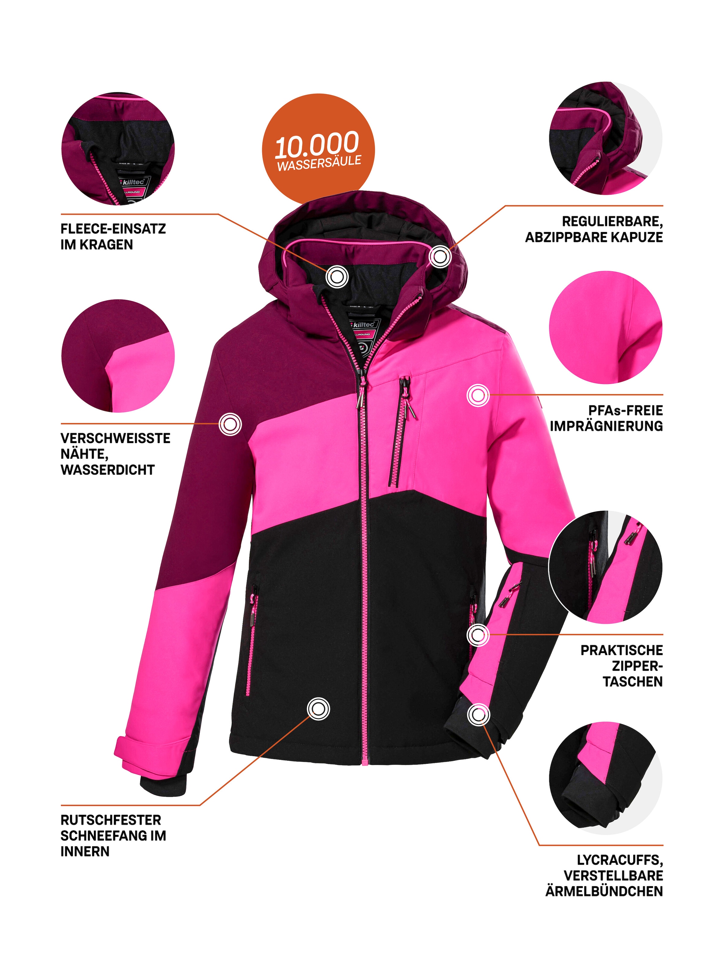 Killtec Skijacke »KSW 166 GRLS SKI JCKT«