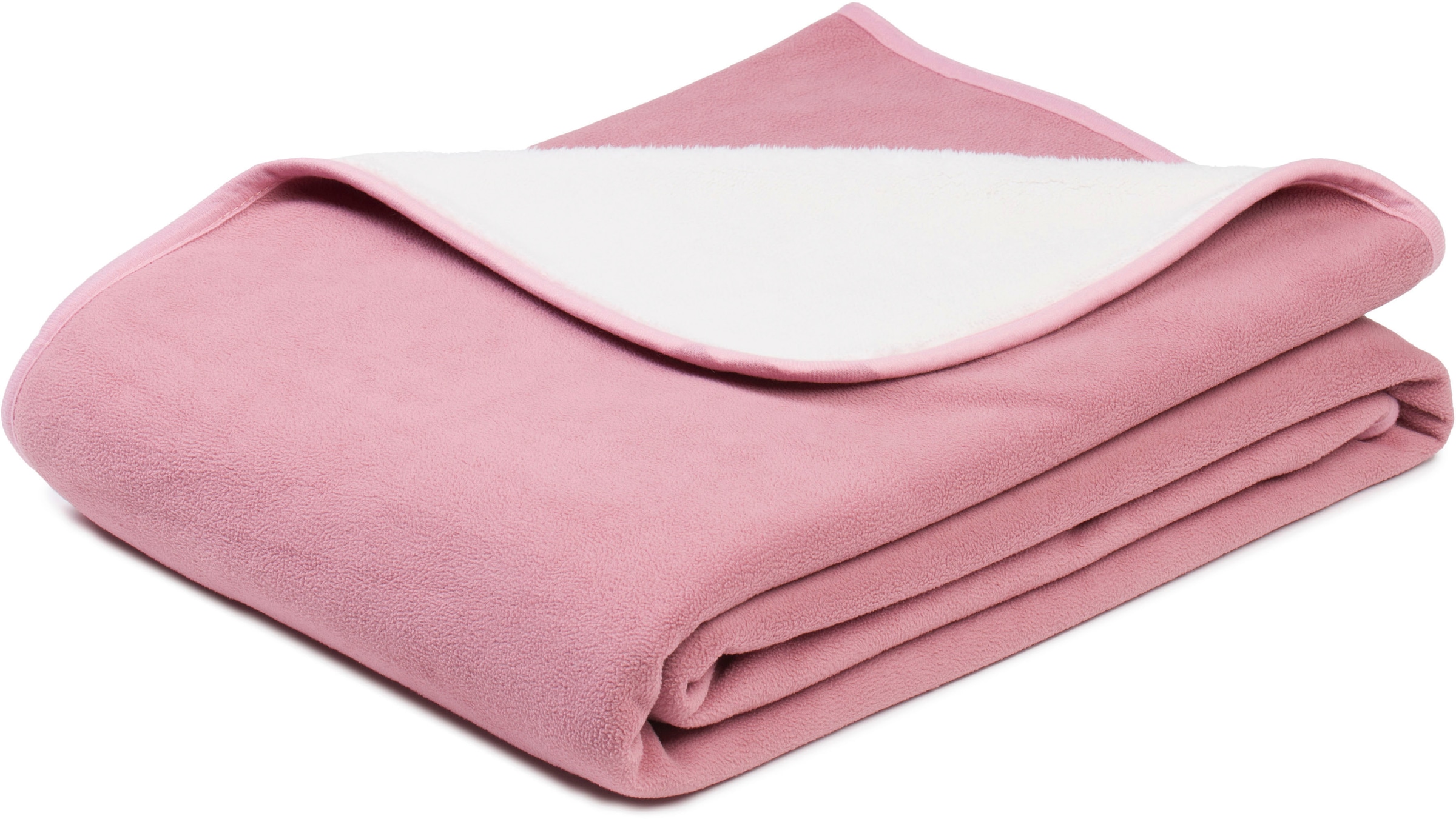 Gözze Wohndecke »Pashmina Wendewohndecke«, flauschig schlichte Unterseite