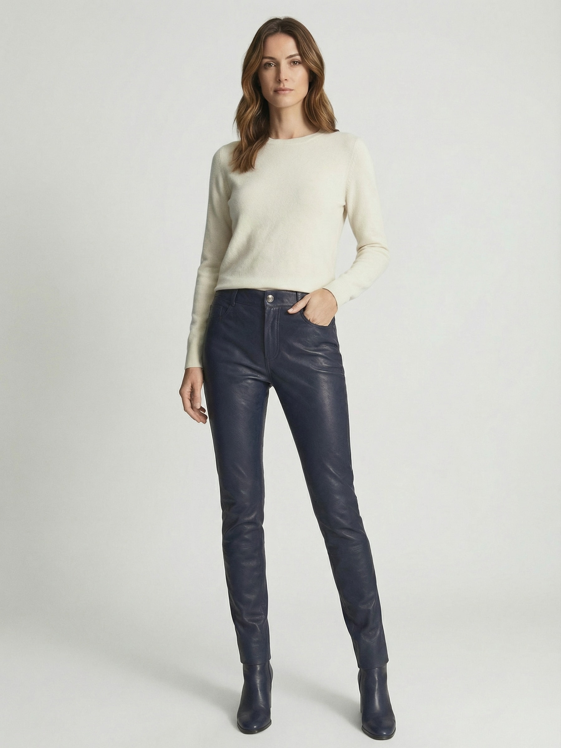 RICANO 5-Pocket-Hose »Lederhose PND (Stretch)«  Handgefertigt aus echtem Leder