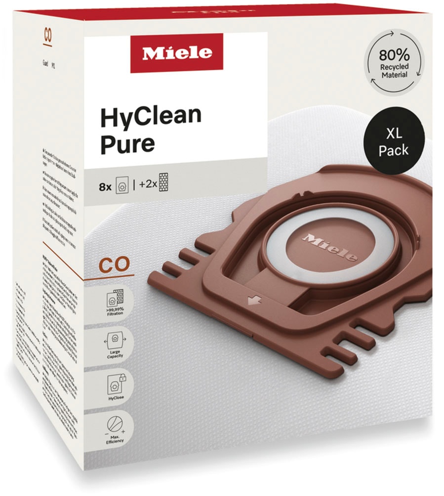 Miele Staubsaugerbeutel »XL-Pack Allergy Staubsaugerbeutel HyClean Pure CO« Miele Original Zubehör