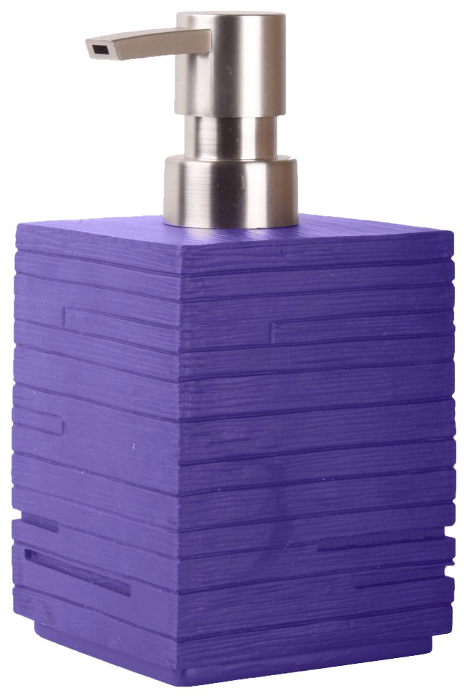 Sanilo Badaccessoire-Set »Calero Purple«, (Kombi-Set, 2 tlg.), bestehend aus Seifenspender und WC-Bürste, geriffelt