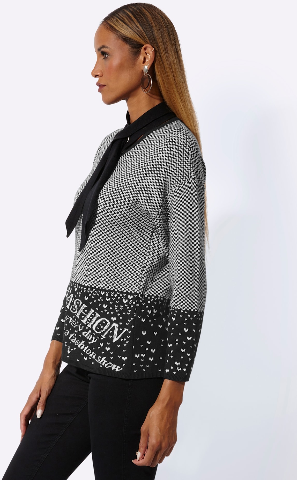 creation L Jacquardpullover »Modal-Baumwoll-Pullover«