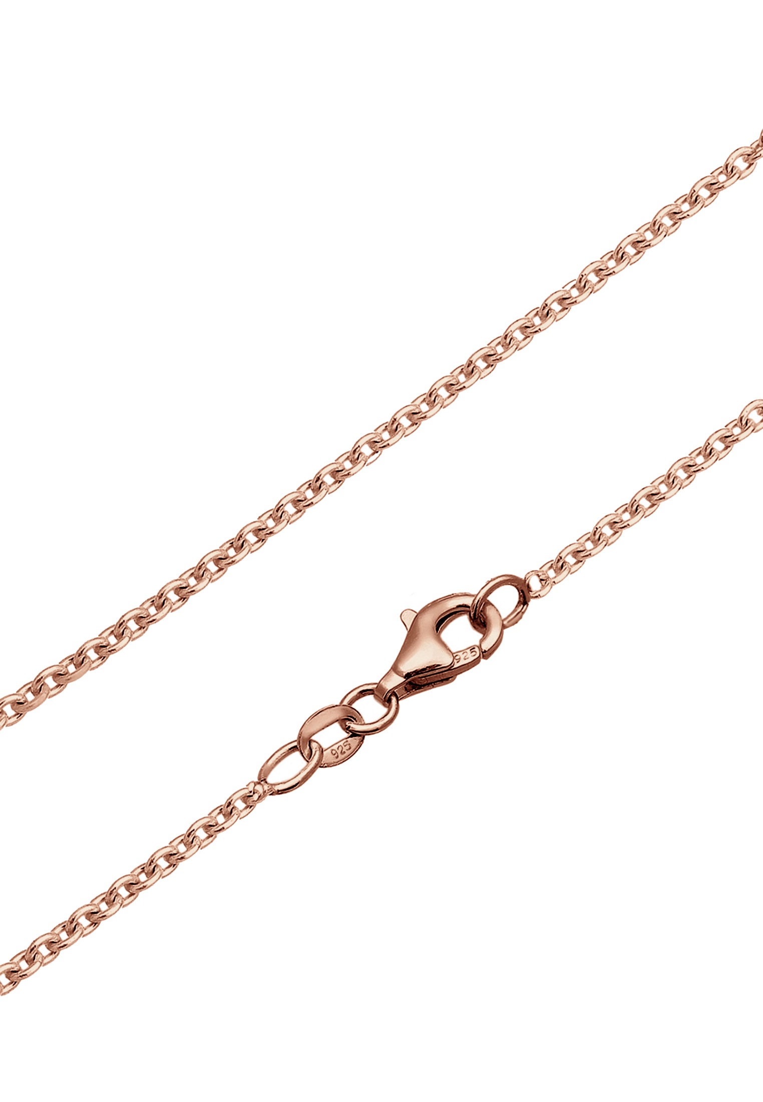 Elli Silberkette »Halskette Ring klein 925 Silber, mit Kristallen von Swarovski®«