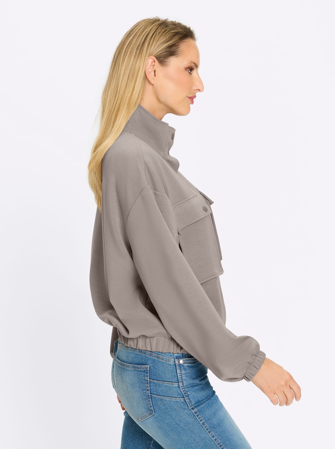 heine Shirtjacke »Jersey-Jacke«, (1 tlg.)