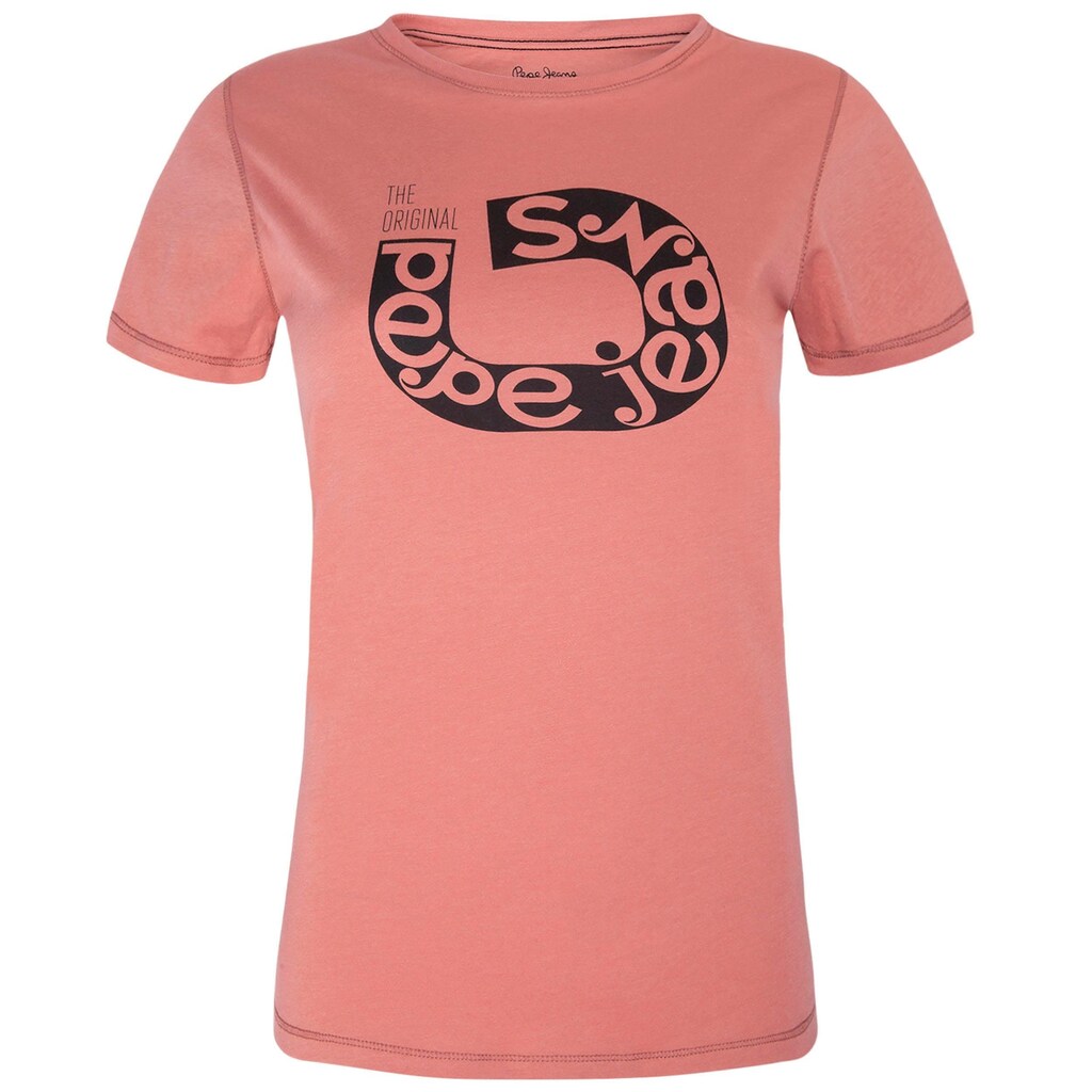 Pepe Jeans T-Shirt »CADEE«, mit großem Frontprint & Logo