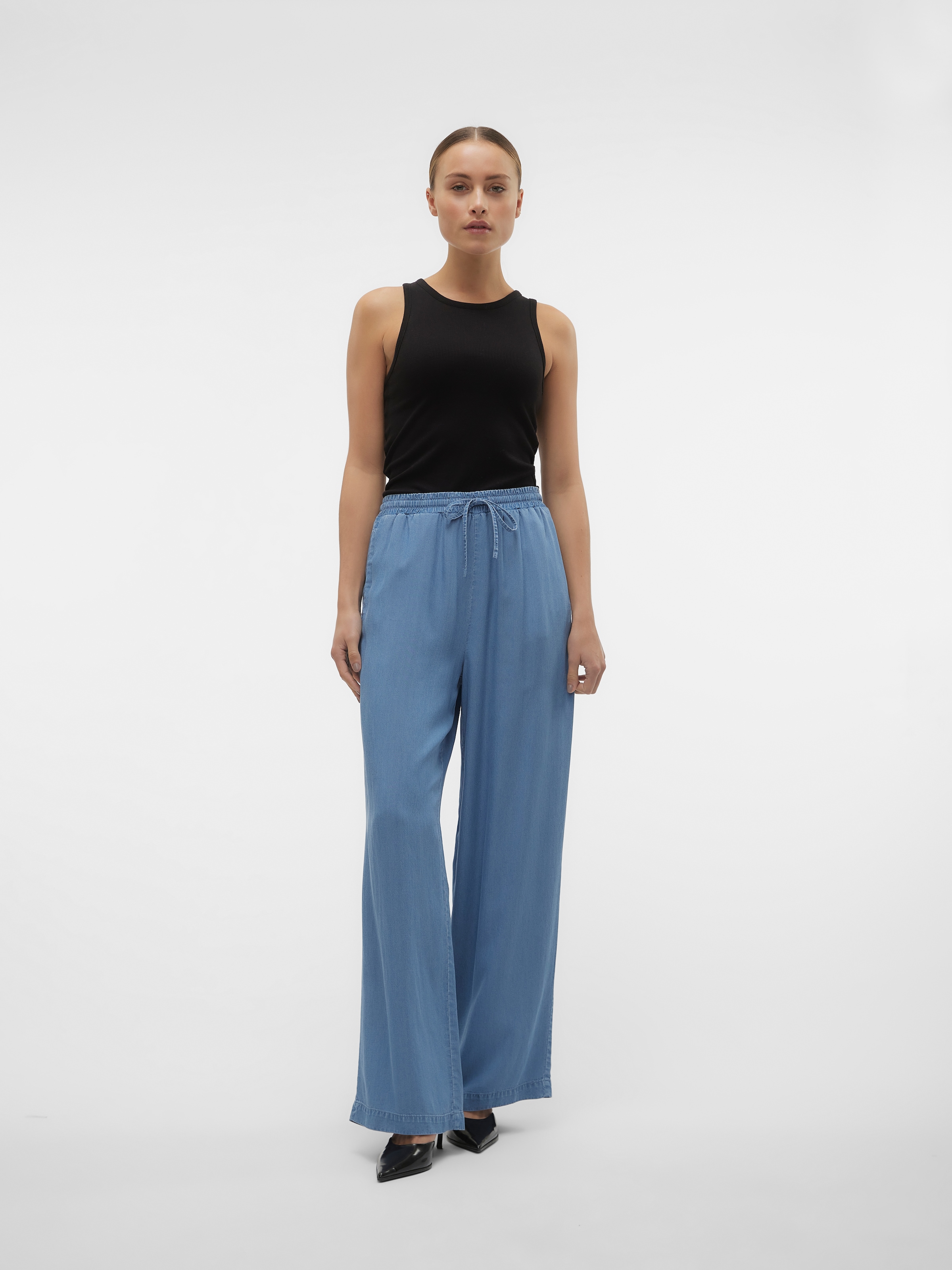 Vero Moda Schlupfhose »VMBREE HW LONG LOOSE TENCEL PANTS GA«  Viskose, loose fit