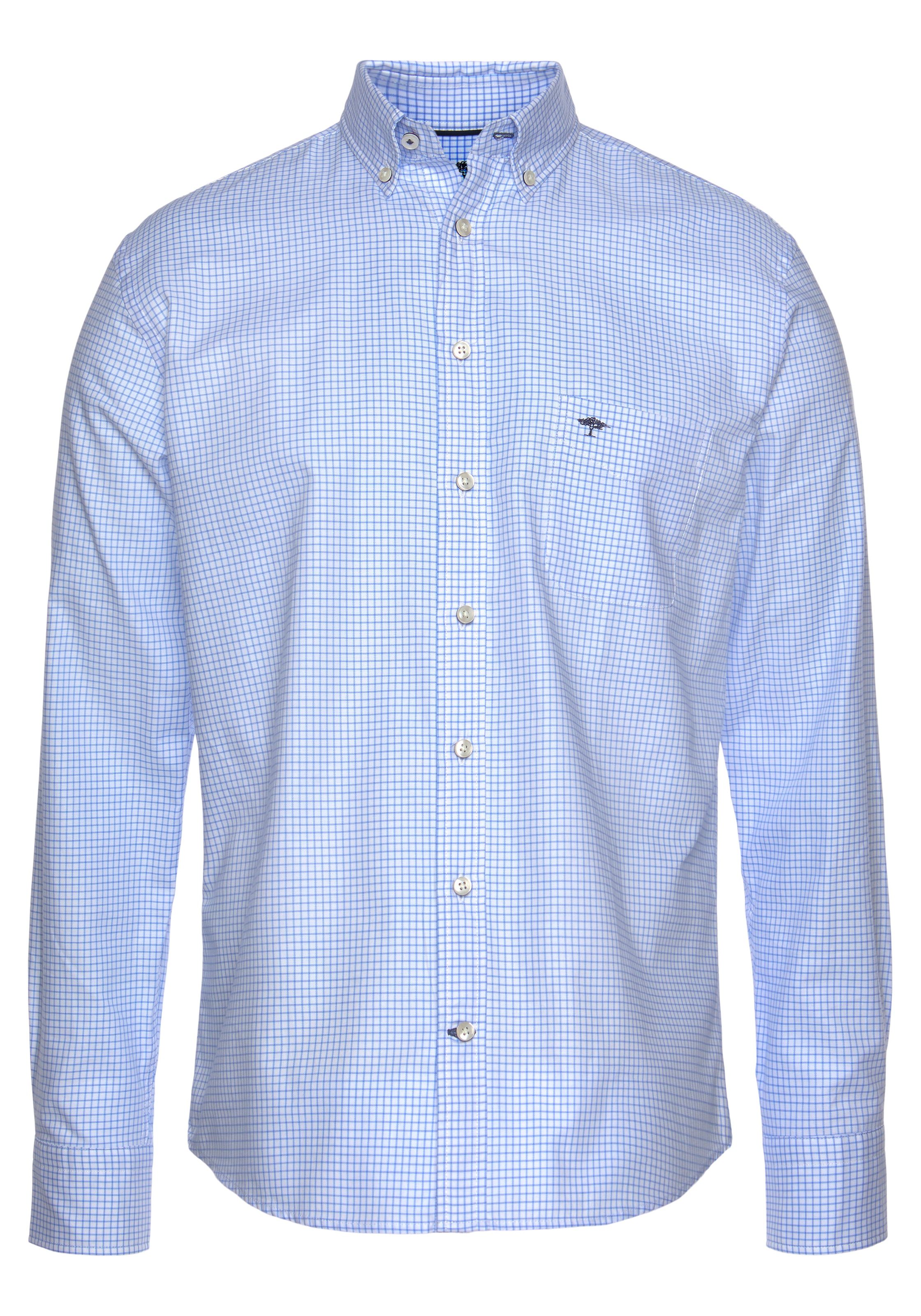 FYNCH-HATTON Karohemd, mit Button-Down-Kragen