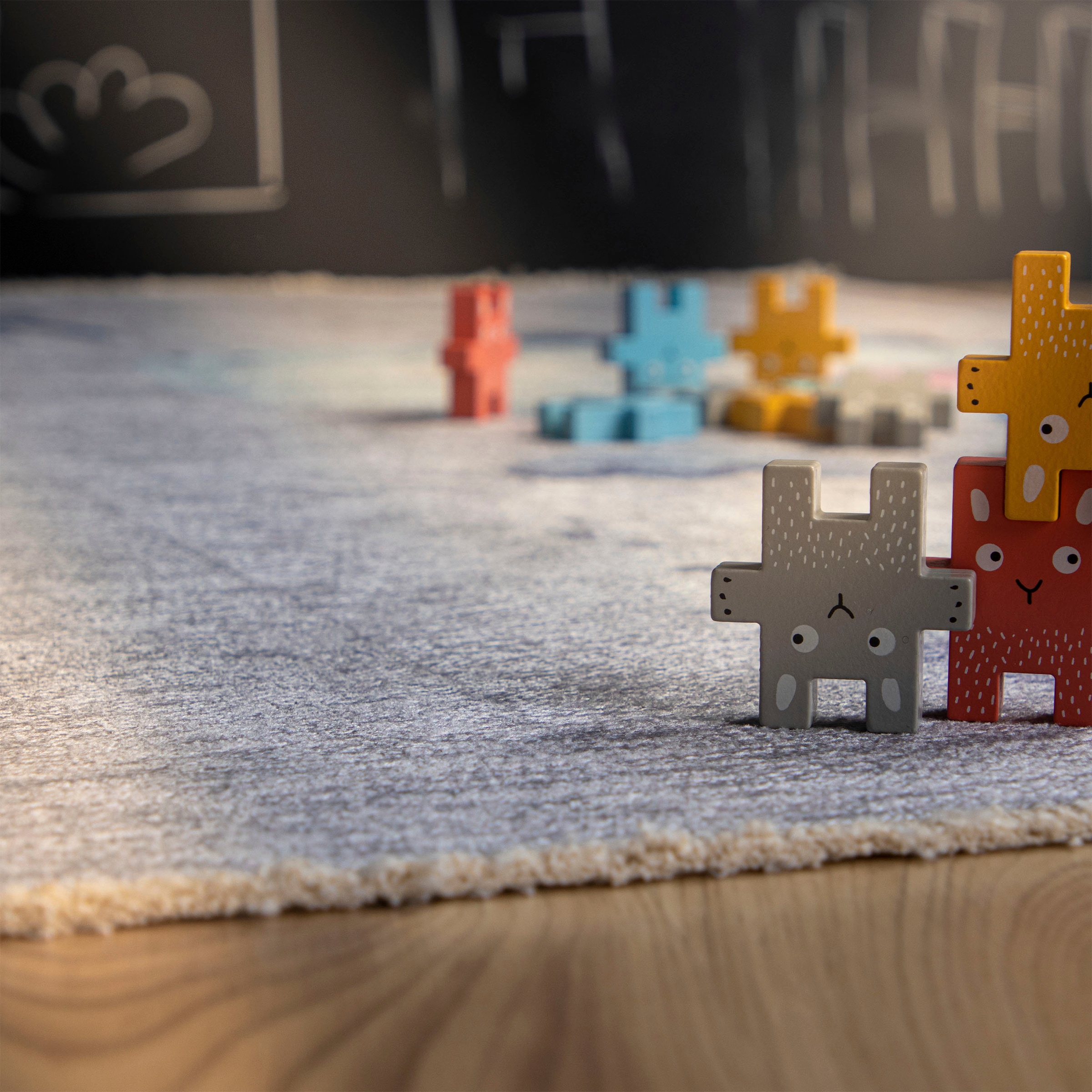 Obsession Kinderteppich »My Greta 616« rechteckig 6 mm Höhe Kurzflor, Motiv Drache, mit Fransen, Kinderzimmer