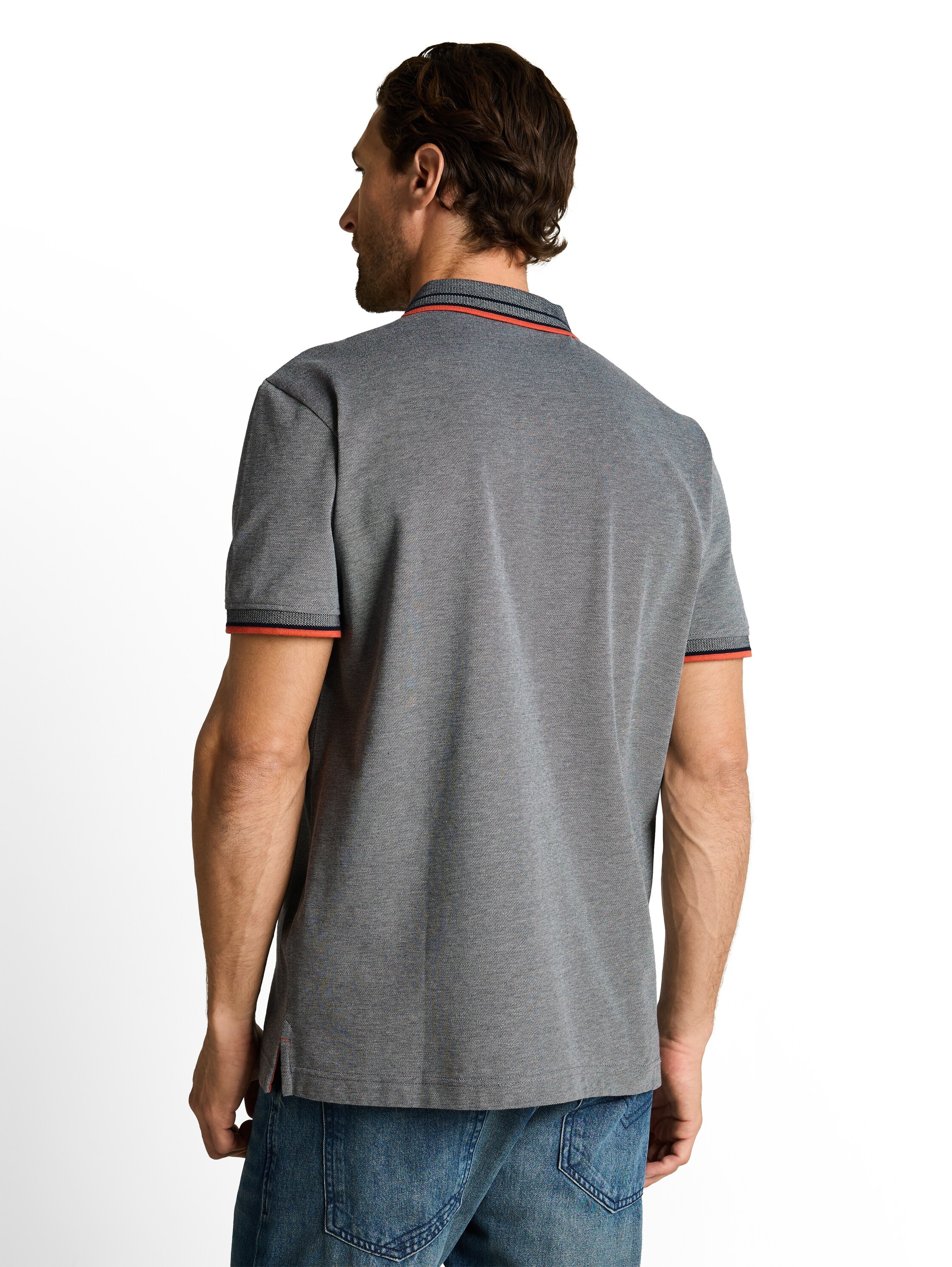 TOM TAILOR Poloshirt mit Logo Print