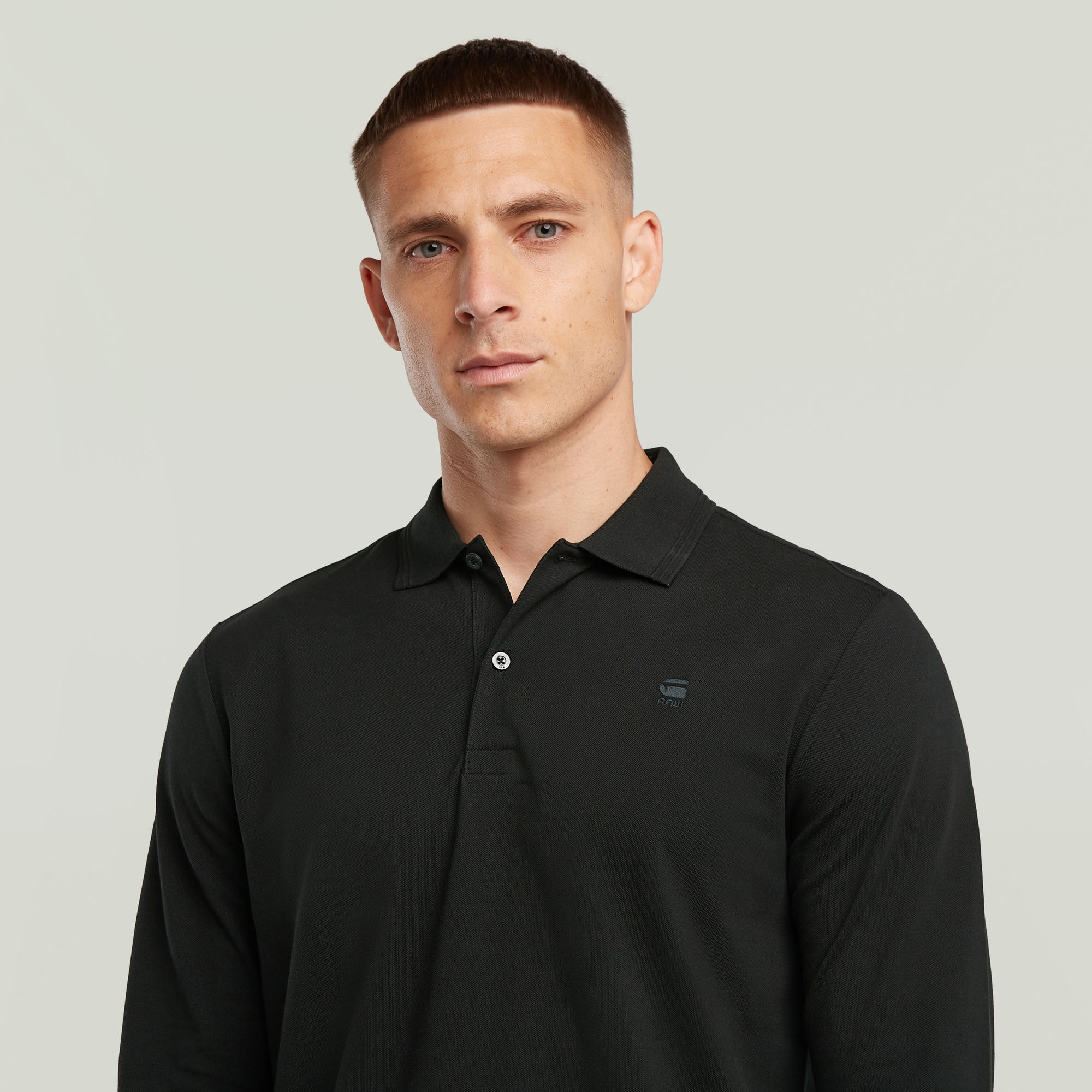 G-STAR Poloshirt »Dunda Slim Polo«, langärmlig, mit Logo