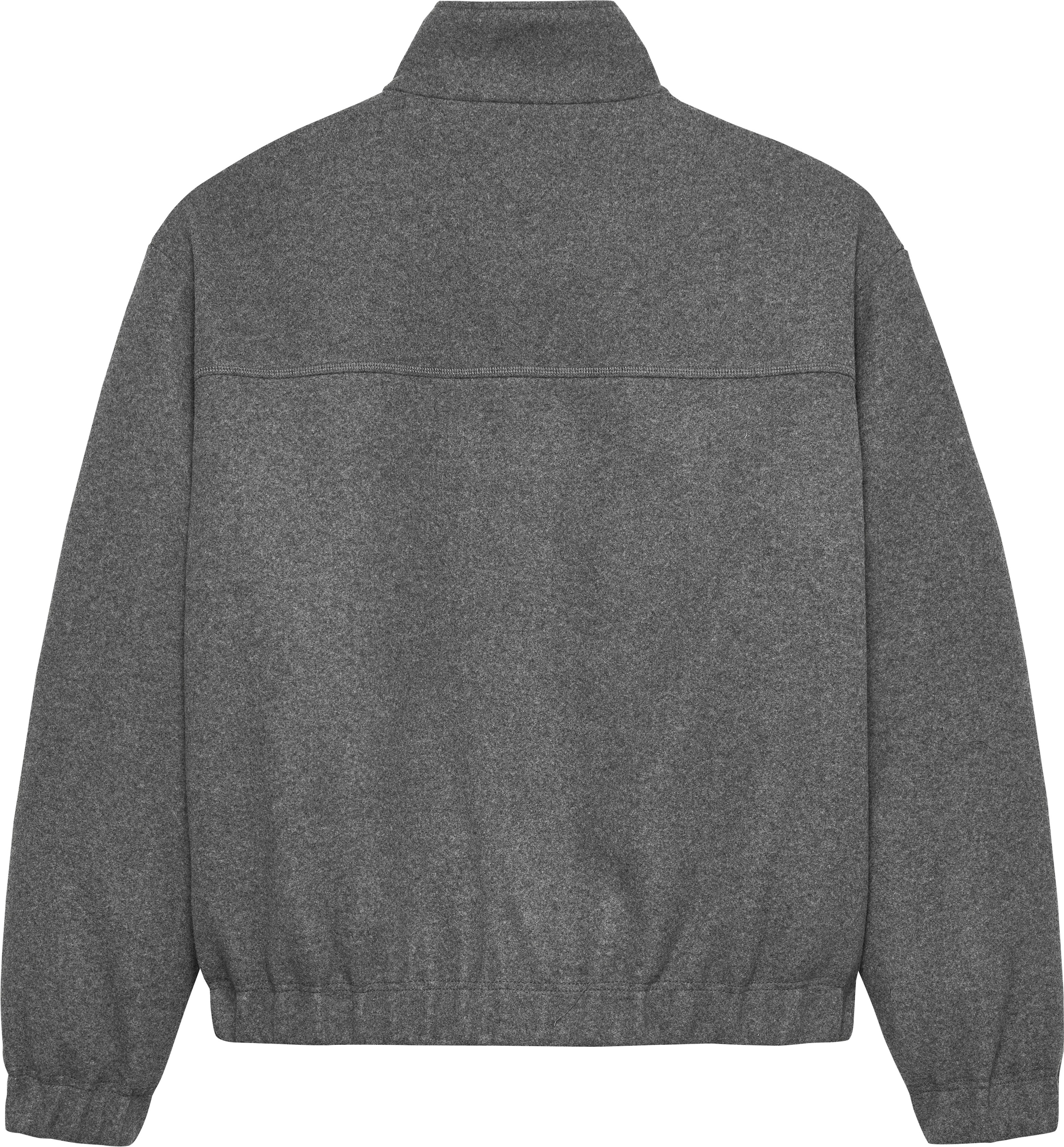 Tommy Jeans Fleecejacke »TJM ESSENTIAL WOOL PADDED« relaxed fit, Stehkragen