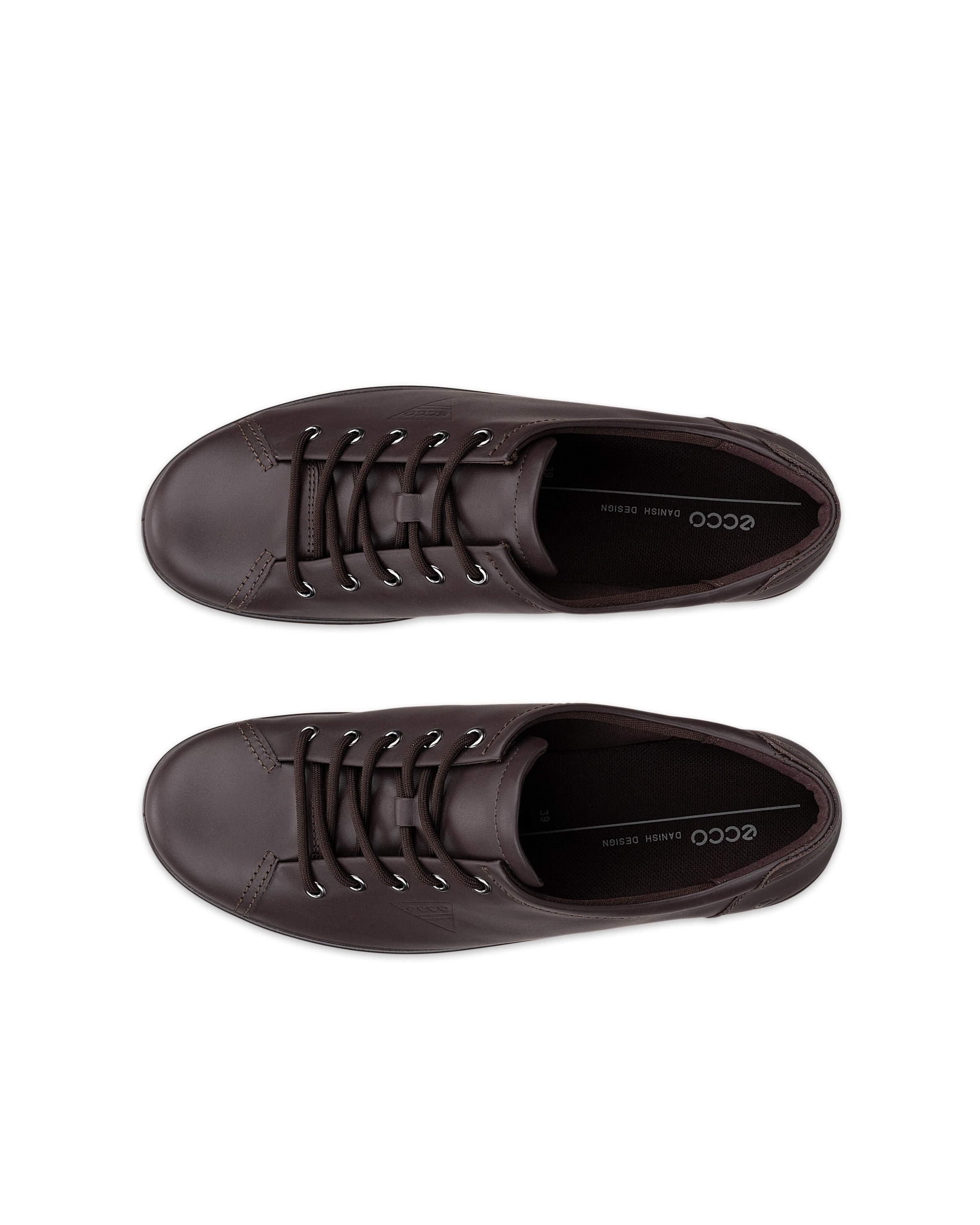 Ecco Schnürschuh »Ecco Soft 2.0«  , Freizeitschuh, Halbschuh, Schnürschuh mit dezenter Logo Prägung