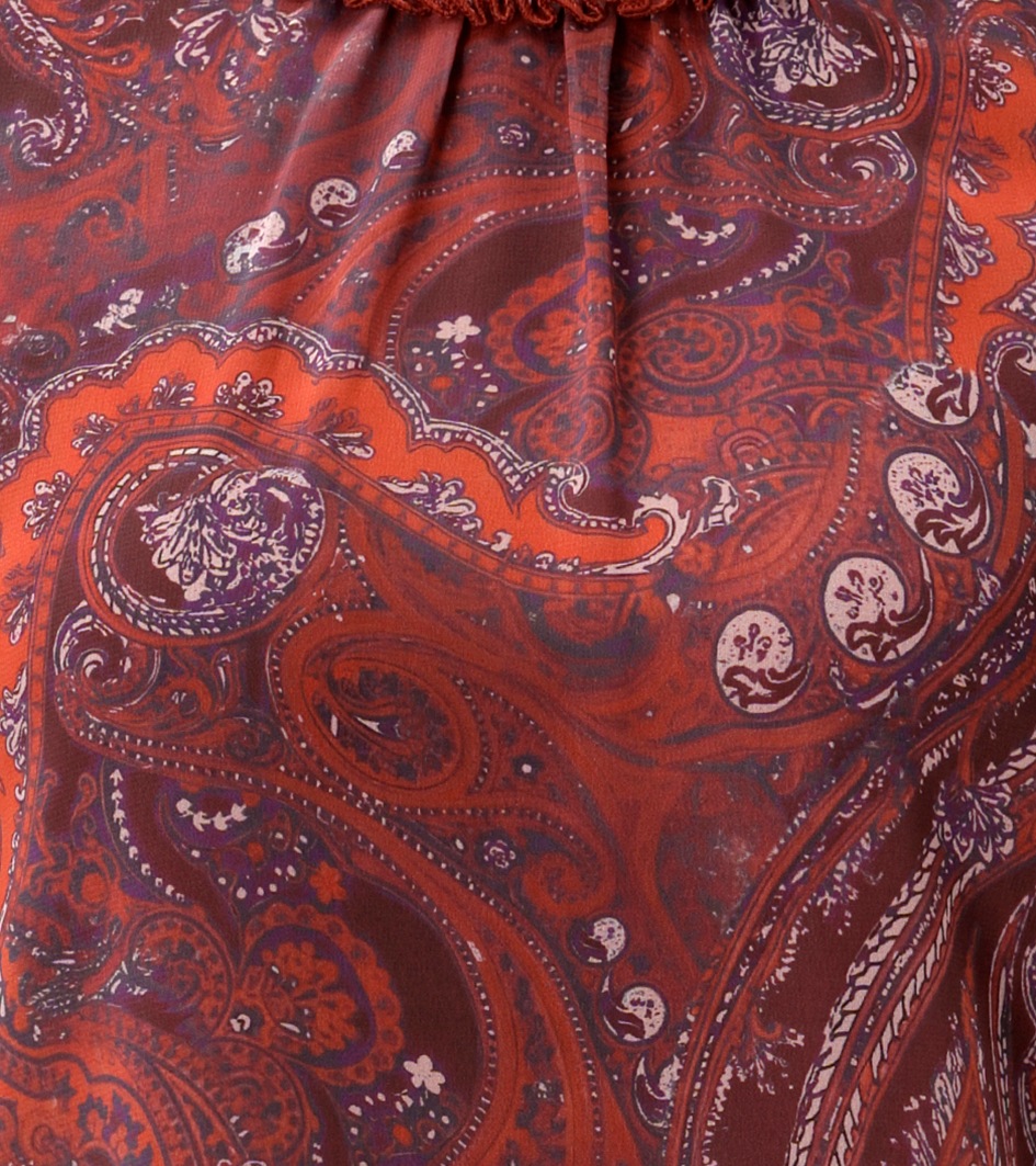 Aniston CASUAL Schlupfbluse mit großflächigen, trendfarbenen Paisley-Muster - NEUE KOLLEKTION