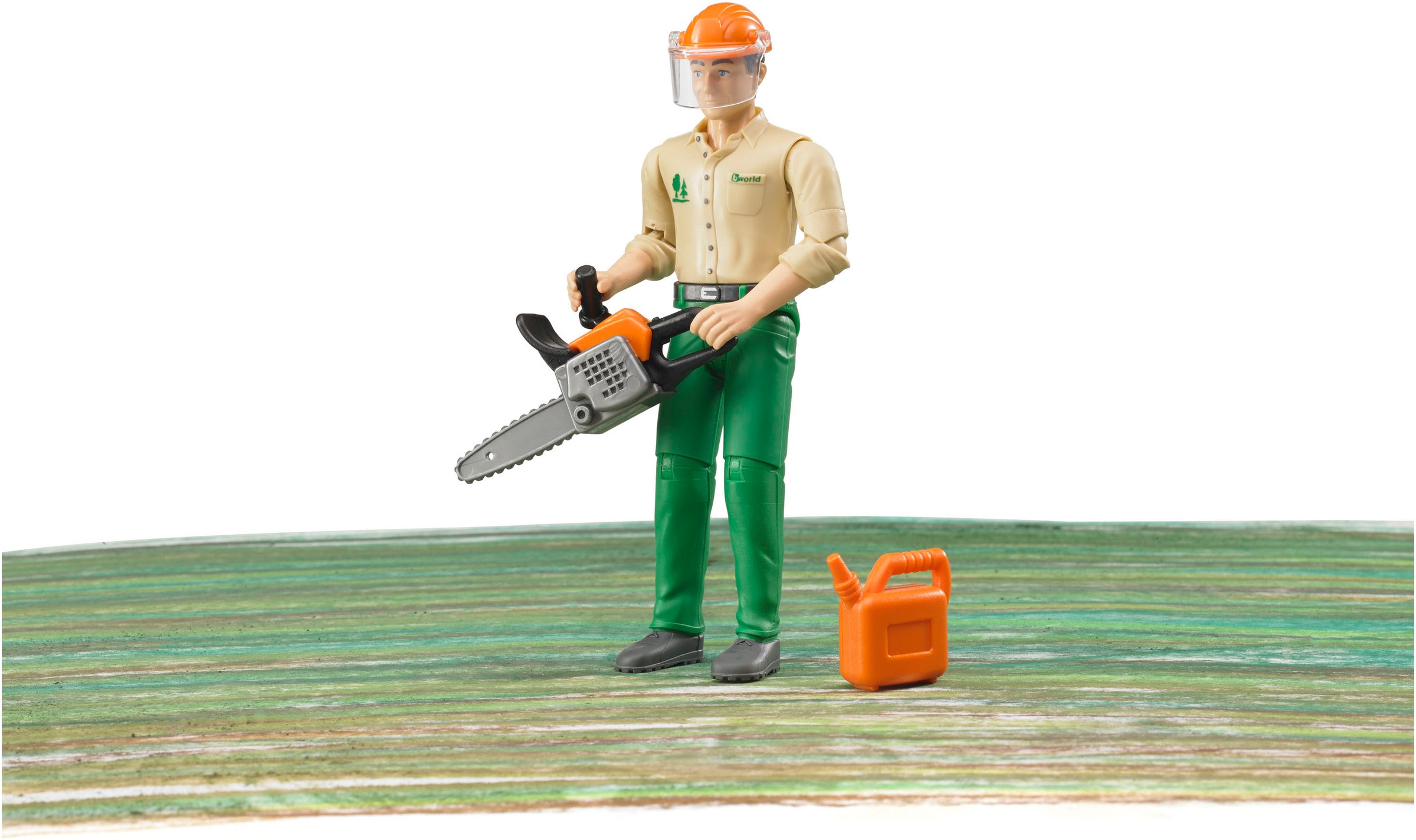Bruder® Spielfigur »bworld Forstarbeiter (60030)« Made in Europe