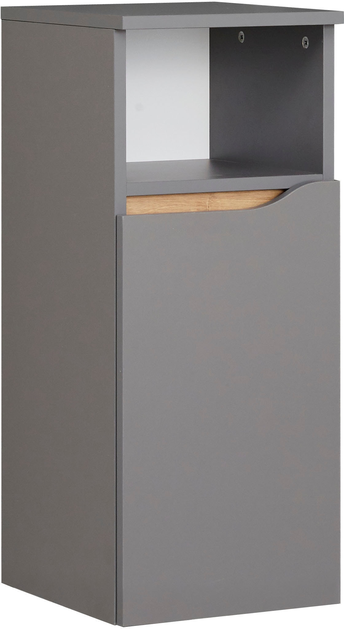 Saphir Badmöbel-Set »Quickset 5-teilig, Keramik-Aufsatzbecken und LED-Spiegelschrank« 8 Stk. tlg.