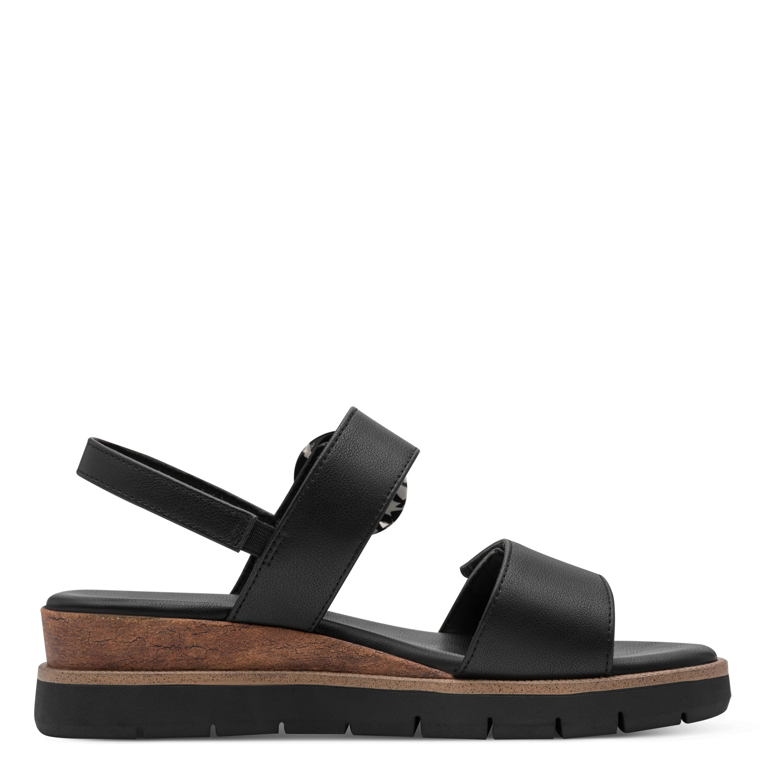 MARCO TOZZI Keilsandalette  Riemechensandale, Sommerschuh in veganer Verarbeitung