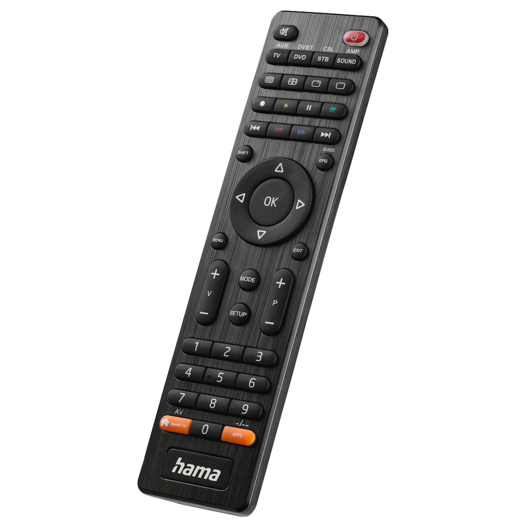 Hama Universal-Fernbedienung »Universal Infarot Fernbedienung für TV, DVD-Player, Audiogeräte«, 8-in-1