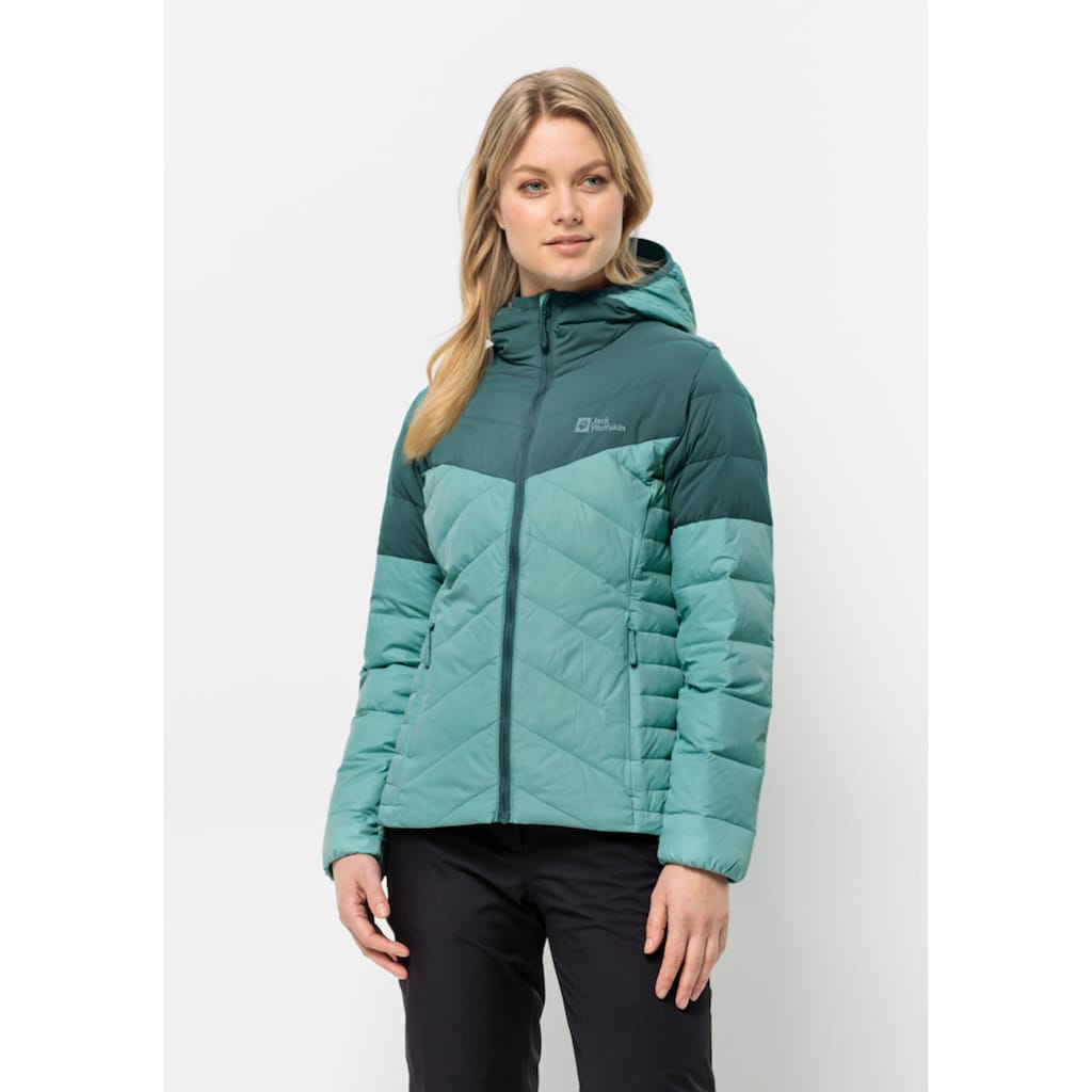 Jack Wolfskin Daunenjacke »TUNDRA DOWN HOODY W«, mit Kapuze