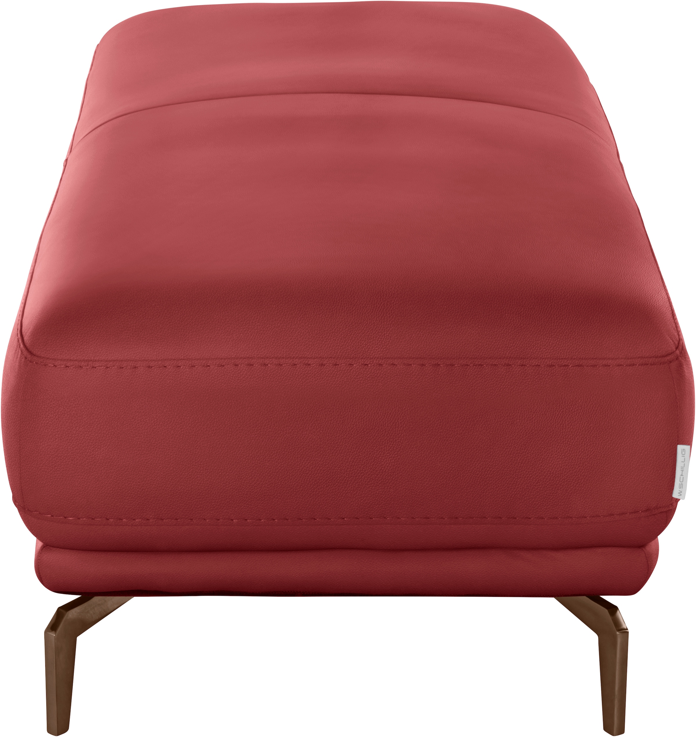 W.SCHILLIG Hocker »montanaa« mit Metallfüßen in Bronze pulverbeschichtet, Breite 141 cm