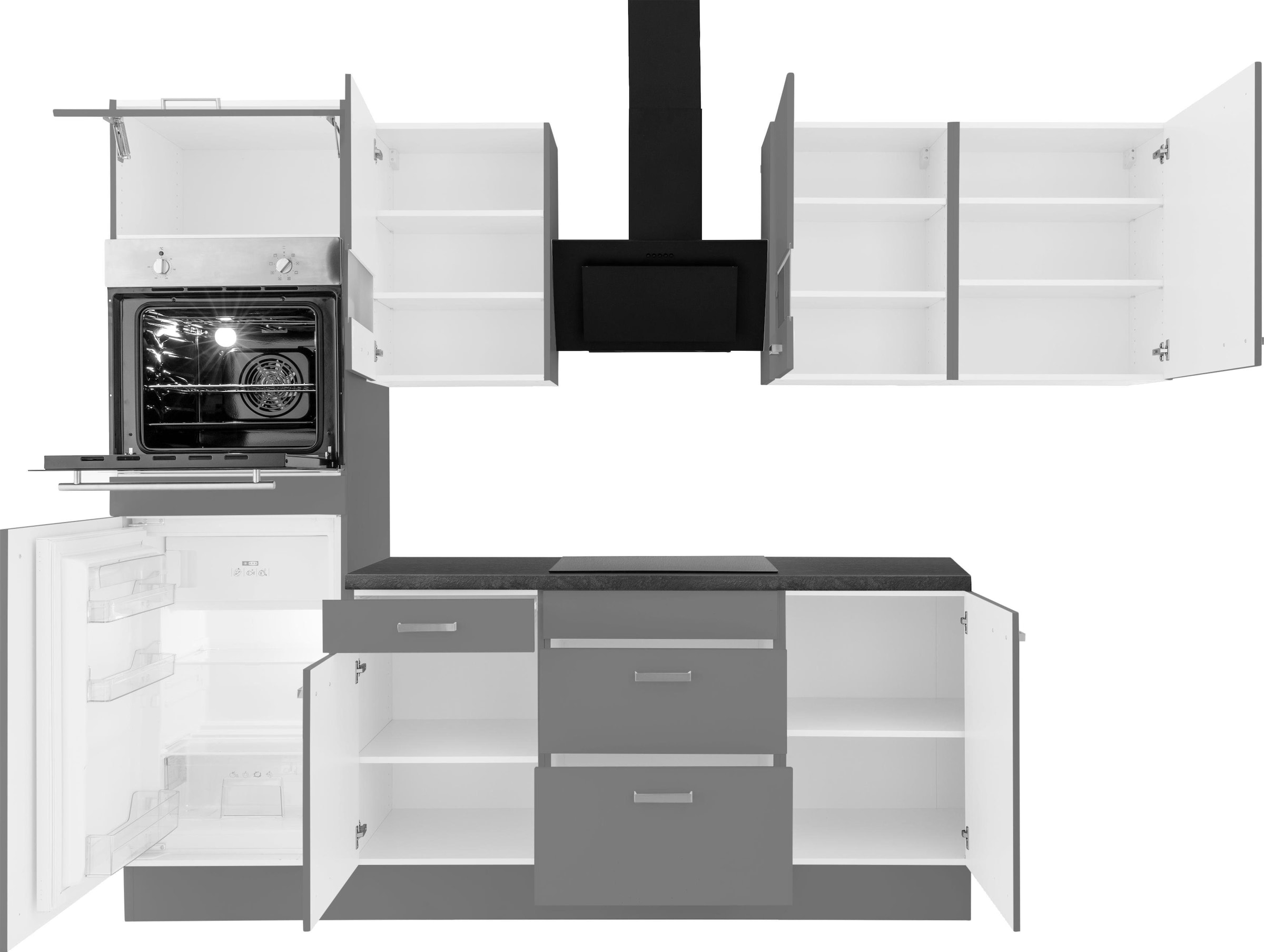 OPTIFIT Winkelküche »Parma« ohne E-Geräte, Stellbreite 285 x 175 cm