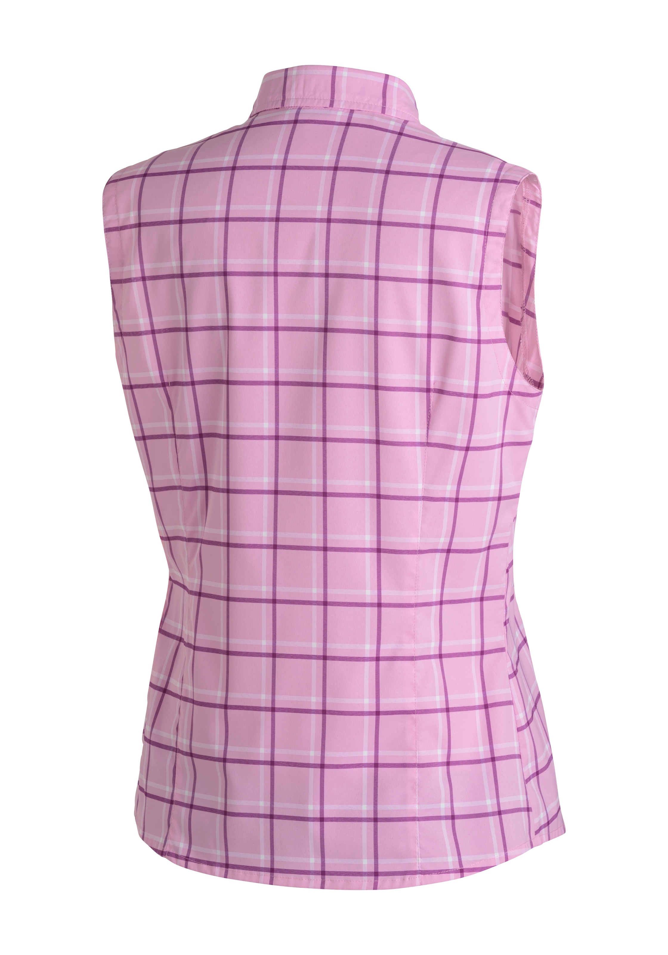 Maier Sports »Sana sleeveless« ärmellose Damen Bluse, sommerliches Blusen-Shirt, Karobluse, Reg. Fit