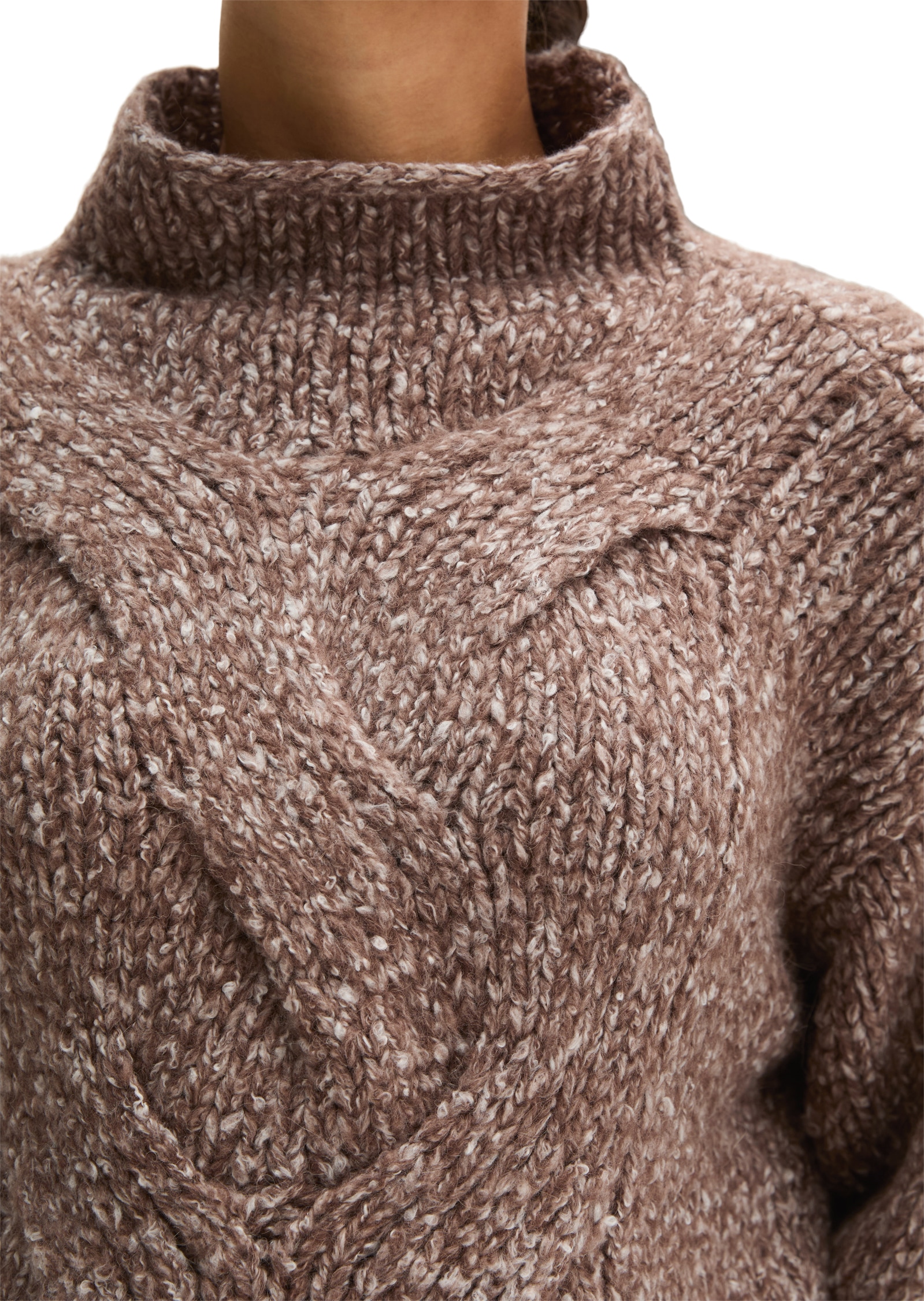Marc O'Polo Strickpullover relaxed aus softem Alpakawolle-Mix