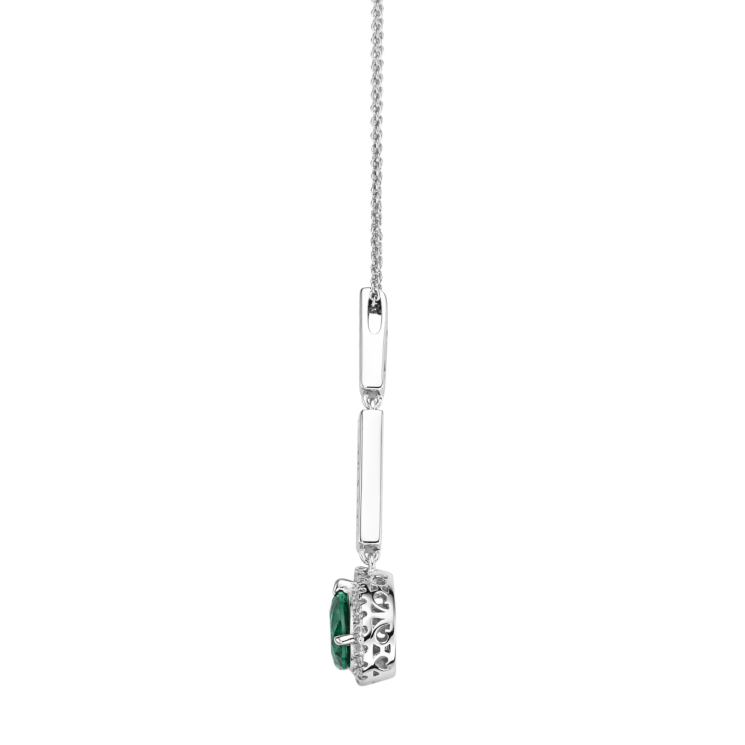 GIORGIO MARTELLO MILANO Kette mit Anhänger »Kette mit Ziersteinen, Silber 925«