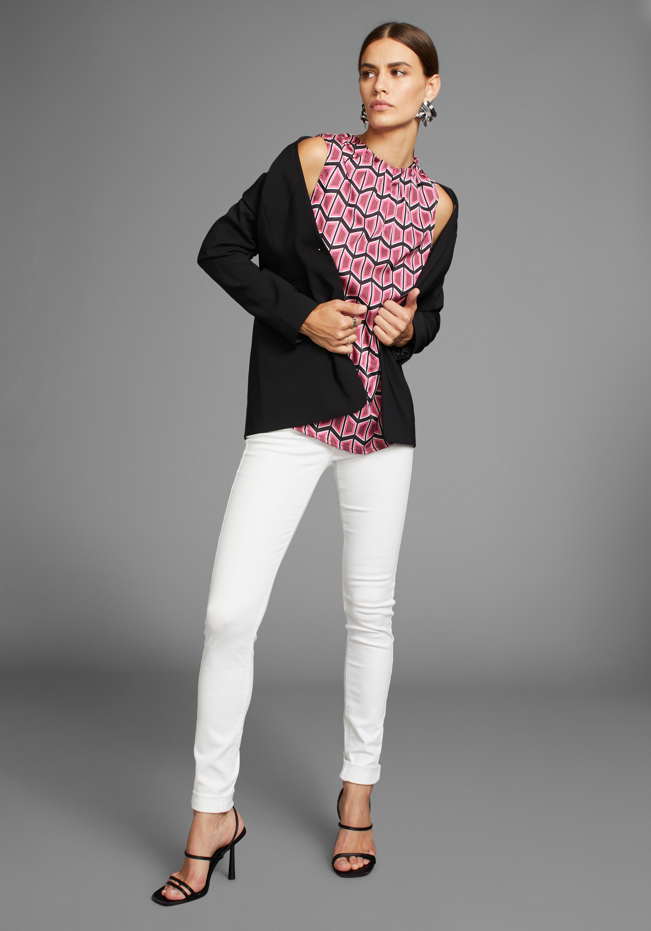 HECHTER PARIS Blusentop, mit elegantem Allover-Print