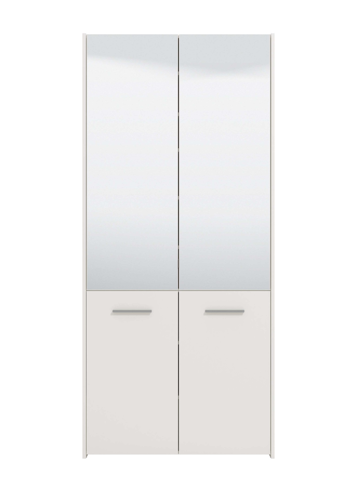 INOSIGN Schuhschrank »Menorca Schuhkommode, Lagerschrank, Schuhregal, Breite 90 cm«, mit vier Türen, in modernen und eleganten Farben, mit zwei Spiegeln
