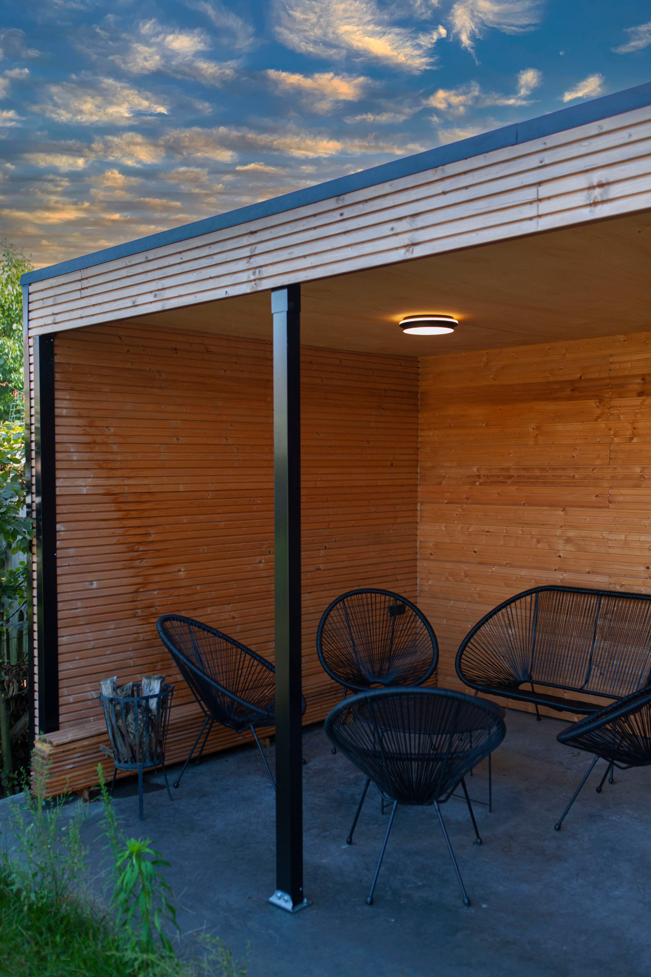 LUTEC LED Außen-Deckenleuchte »GOLETA«, Leuchtmittel LED-Modul | LED fest integriert