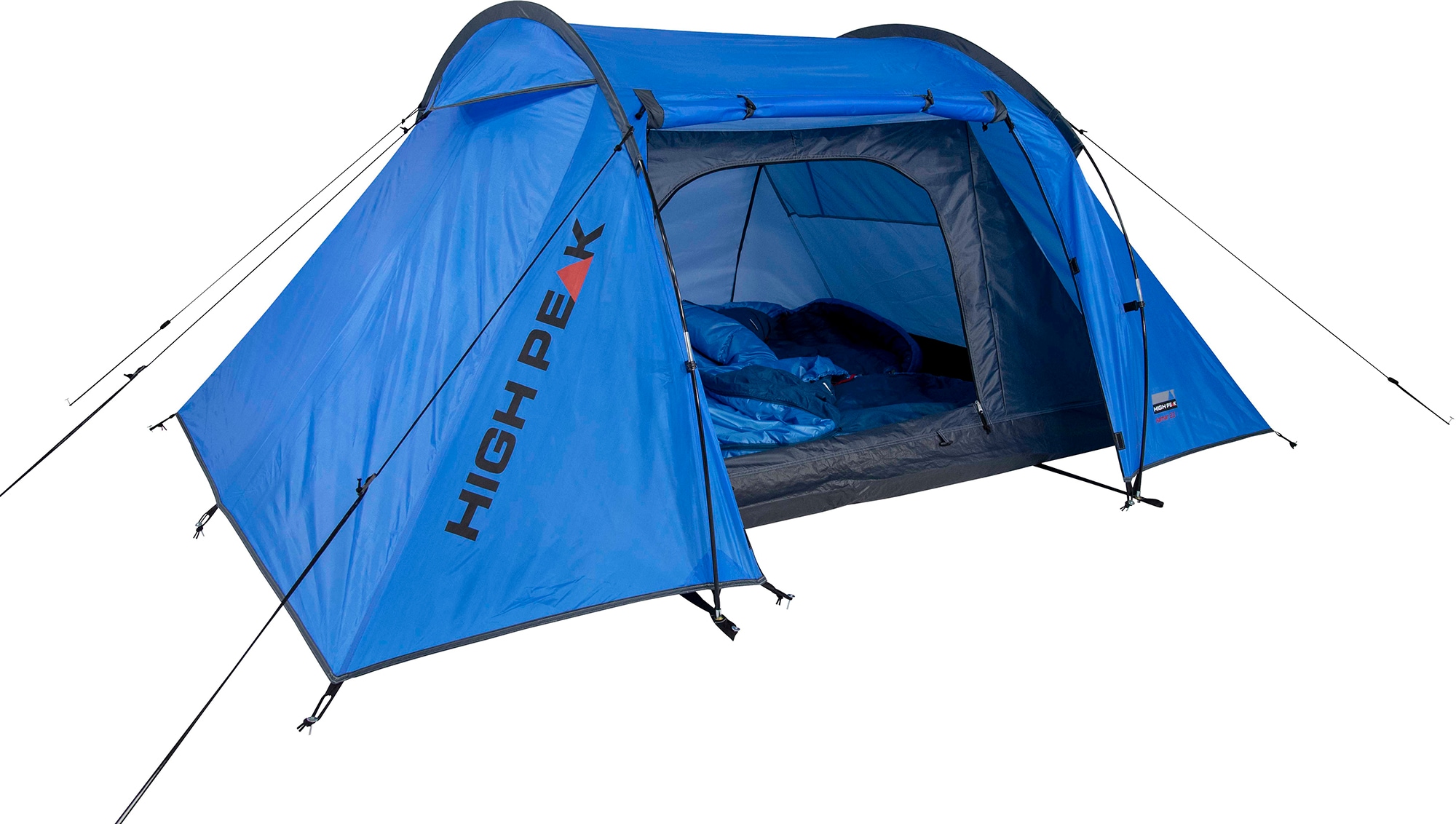 High Peak Tunnelzelt »Zelt Kalmar 2« 2 Personen mit Transporttasche, 