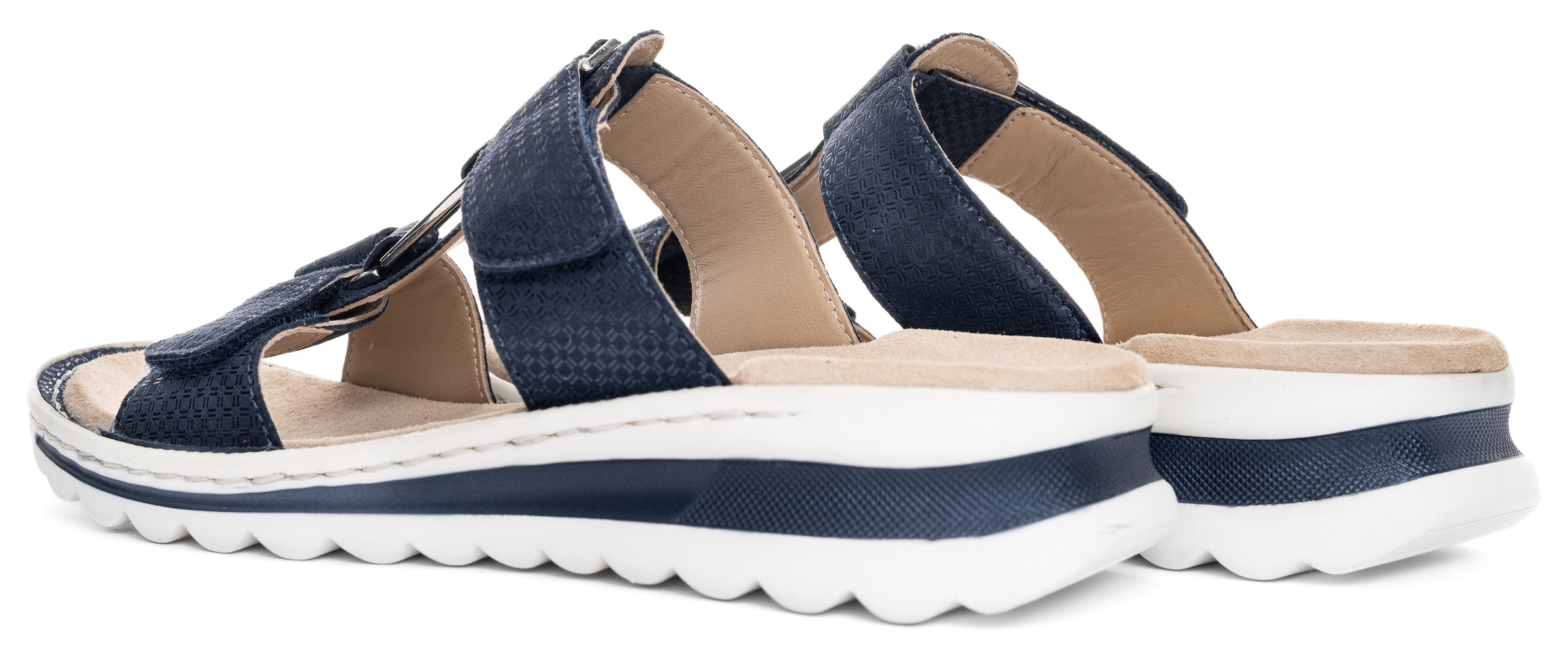 Ara Pantolette »TAMPA«, Keilabsatz, Sommerschuh, Schlappen mit Schmuckelement, G-Weite