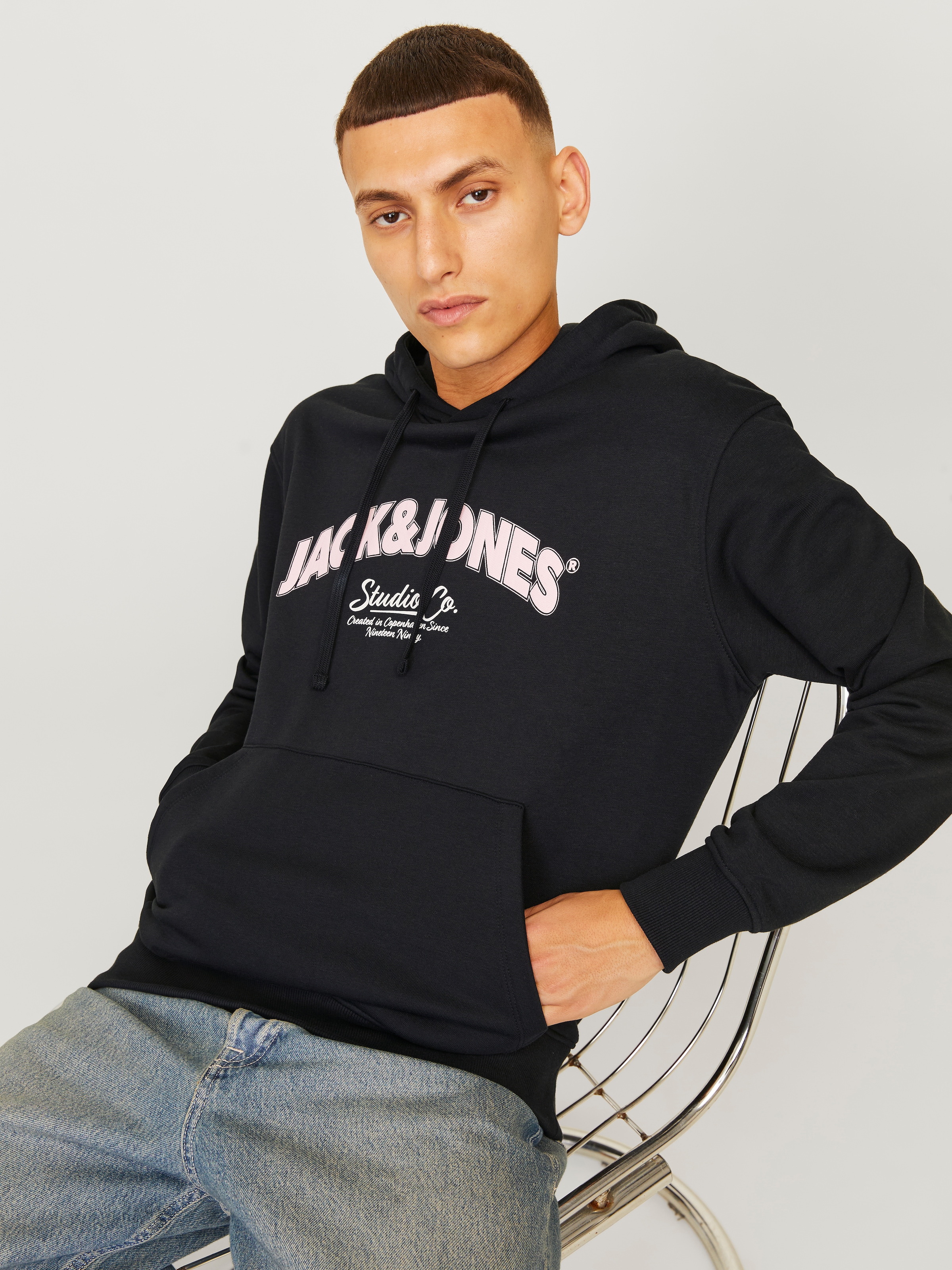 Jack & Jones Kapuzensweatshirt »JORBRONX ARCH BIG SWEAT HOOD«
