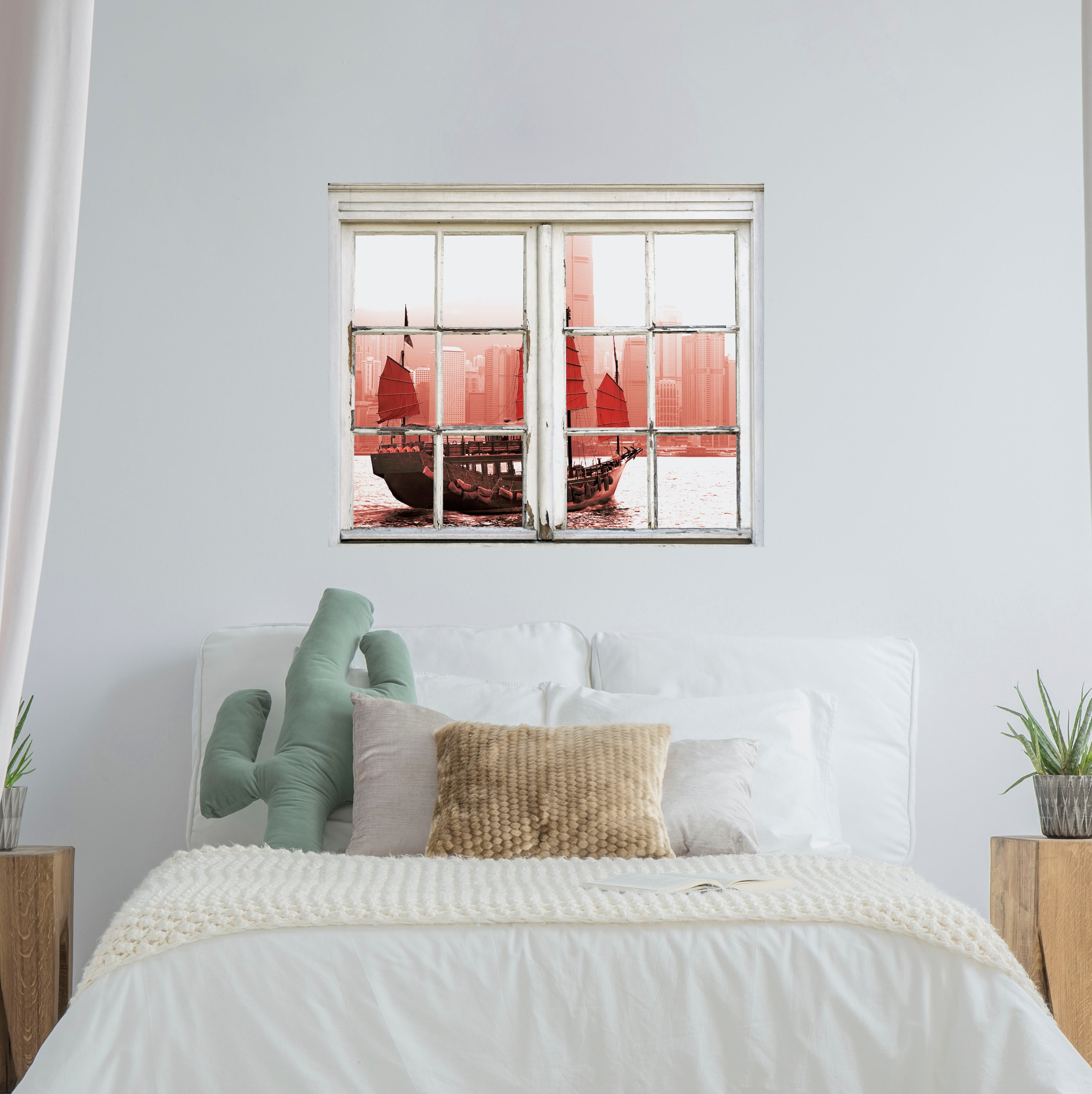 queence Wandsticker »Schiff«, Wandsticker, Wandbild, selbstklebend, Schiff, Boot