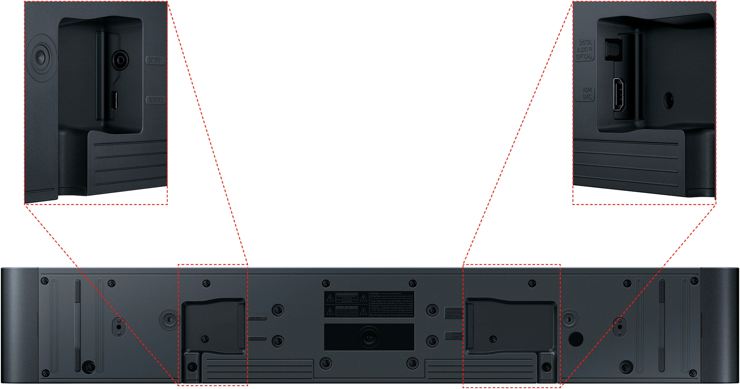 Samsung Soundbar »HW-S56B« 3.0 (Bluetooth Nacht Modus | USB-Wiedergabe 140 W)