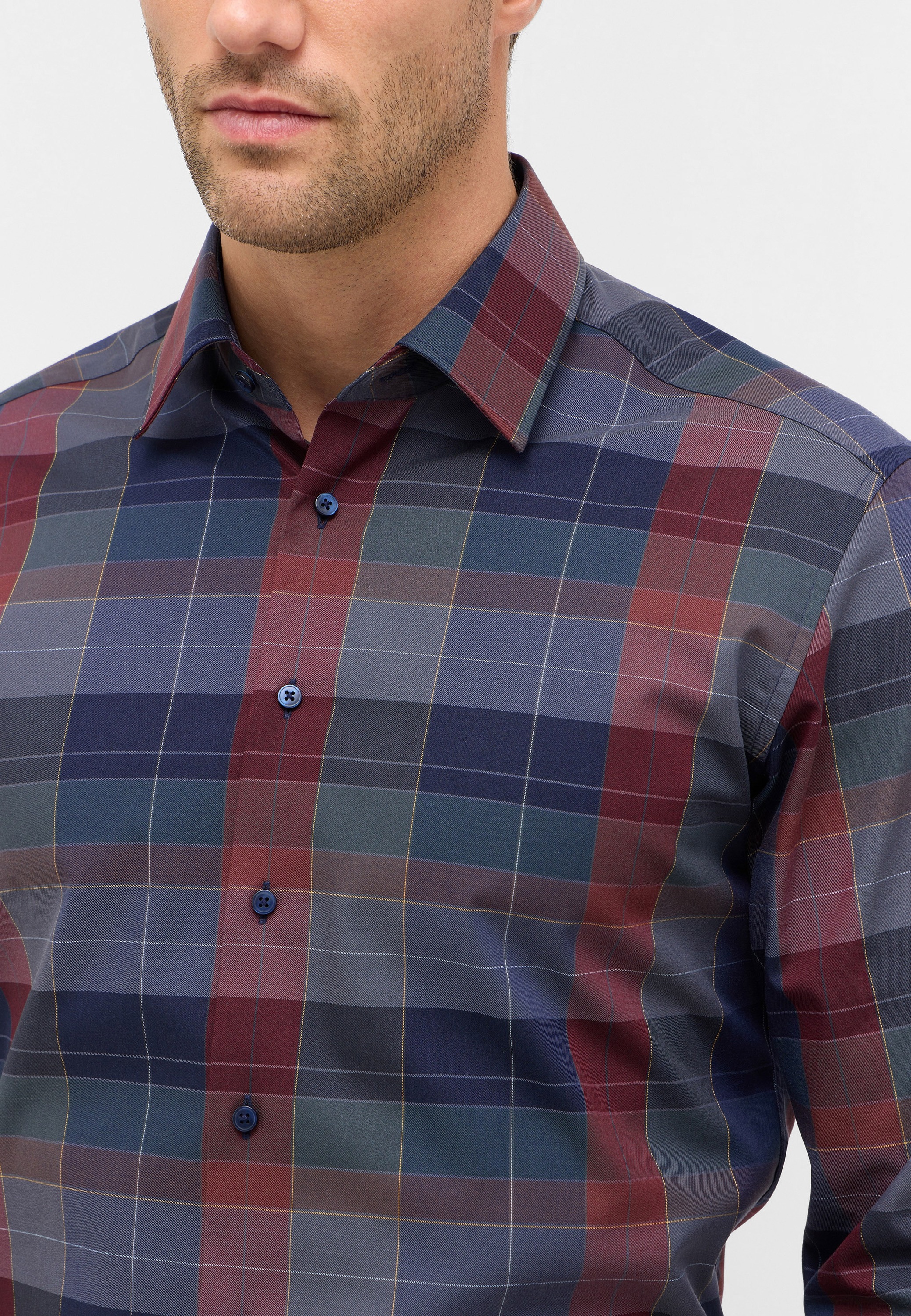 Eterna Langarmhemd »MODERN FIT« NON IRON (bügelfrei)