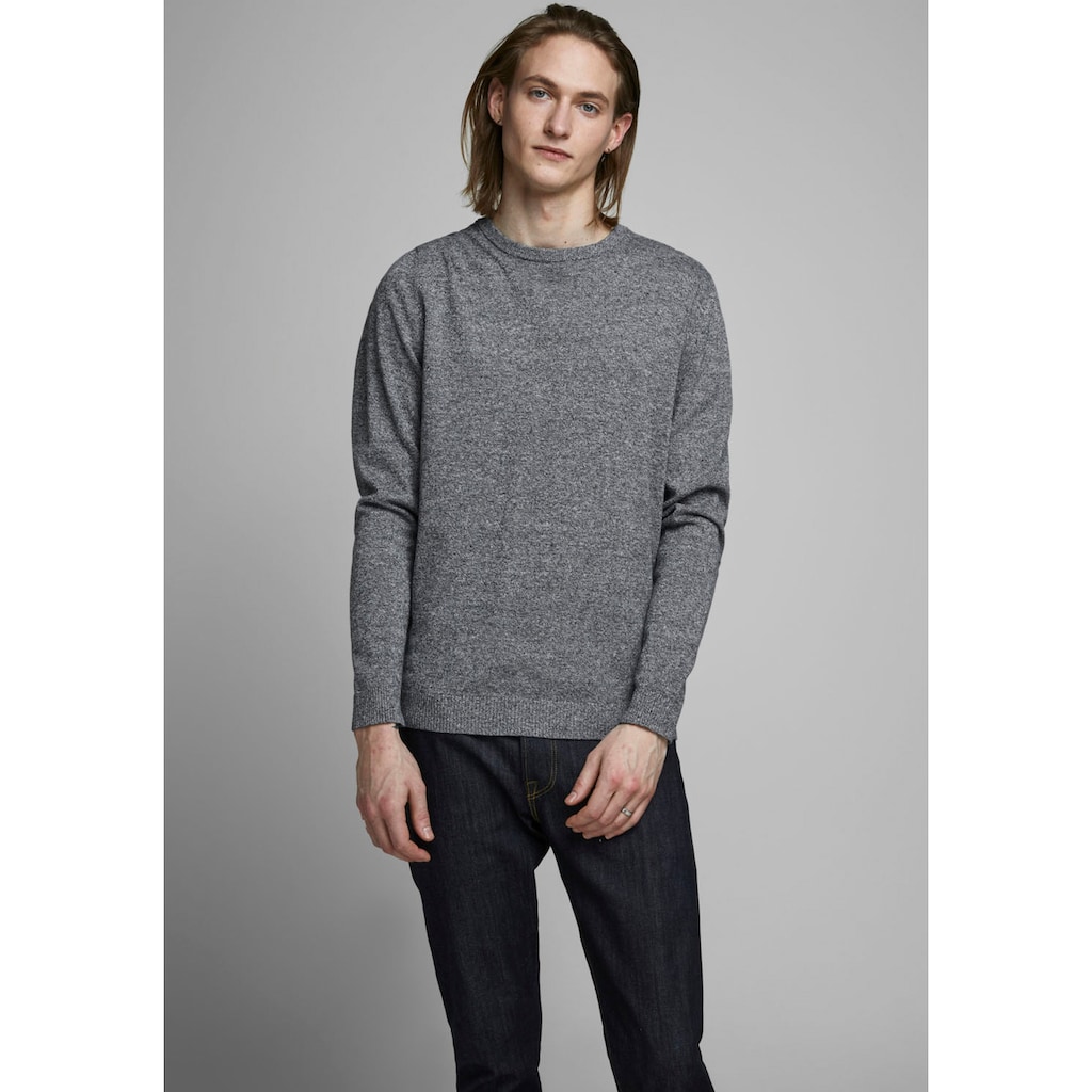 Jack & Jones Rundhalspullover »BASIC KNIT CREW NECK«