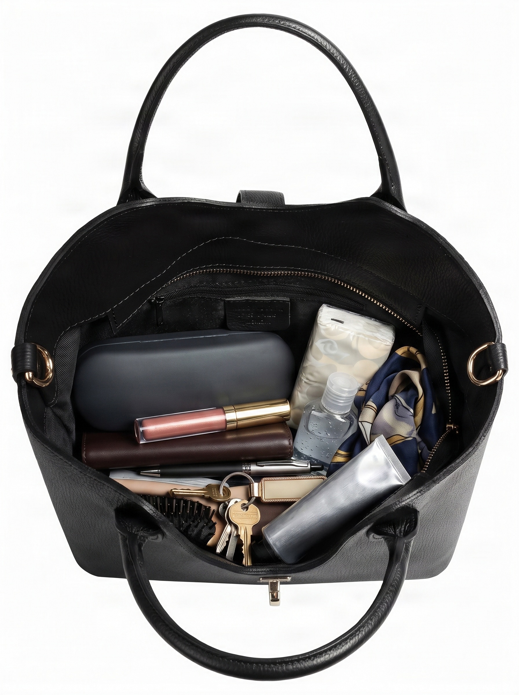 forty° Shopper »FORTY° Damen LANVERRA - M echt Leder, Made in Italy« echt Leder, Made in Italy