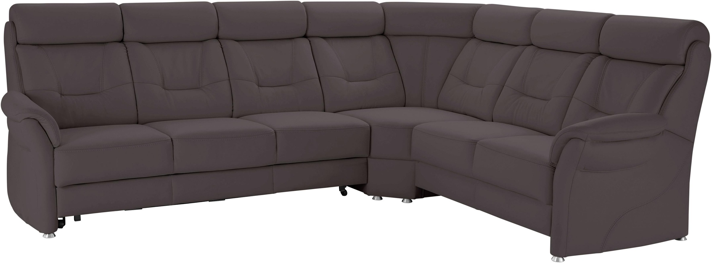 Places of Style Ecksofa »Lagomera«, mit Kopfteilverstellung, wahlweise mit Bettfunktion, Bettkasten und Senkrückenfunktion